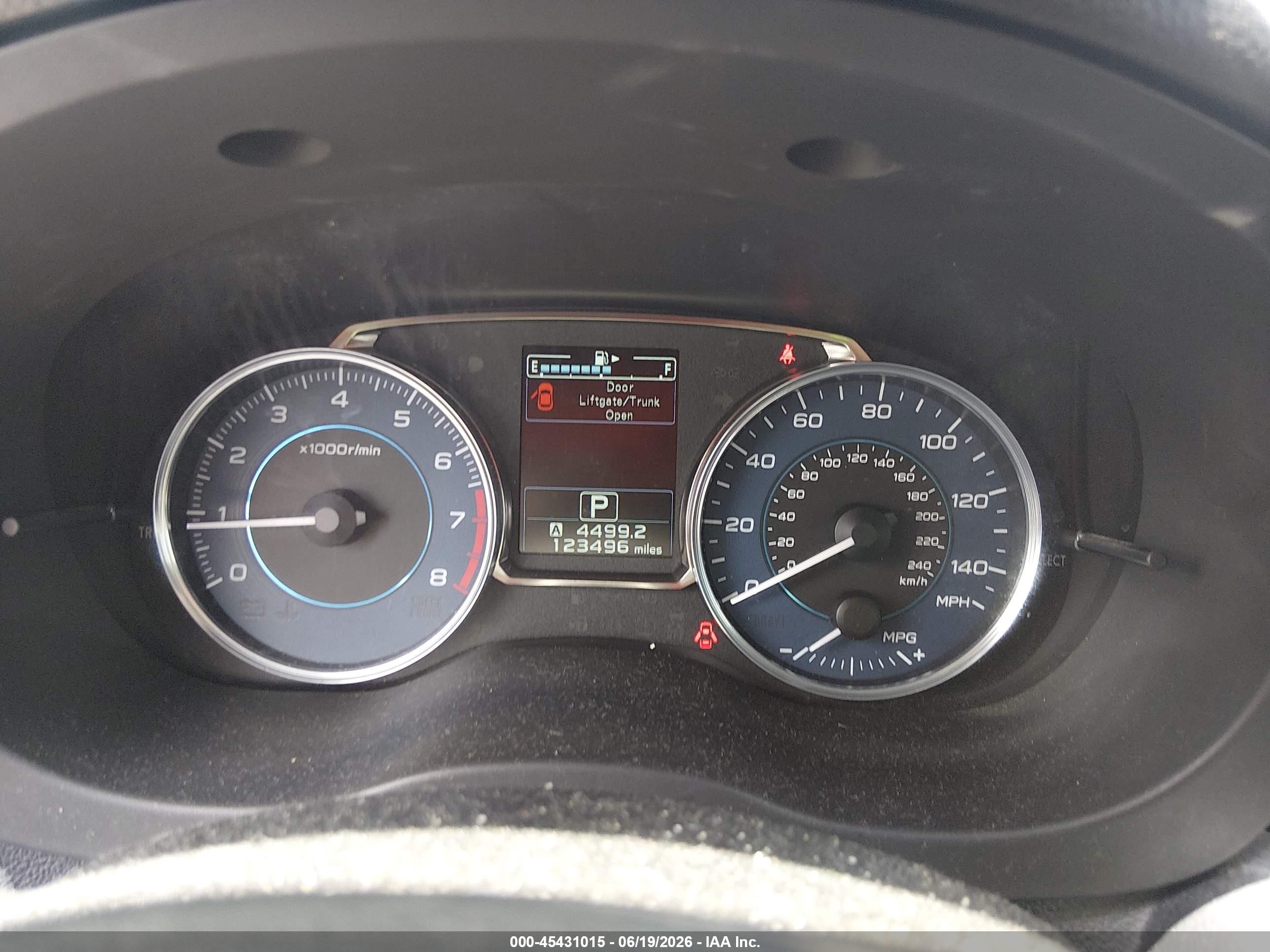 2015 Subaru Impreza 2.0i Limited Черный vin: JF1GJAN61FH018344