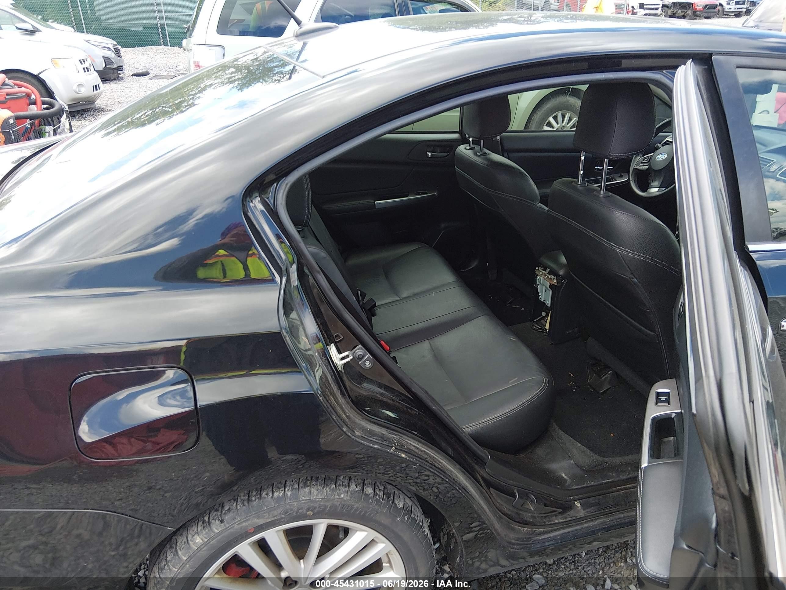 2015 Subaru Impreza 2.0i Limited Черный vin: JF1GJAN61FH018344