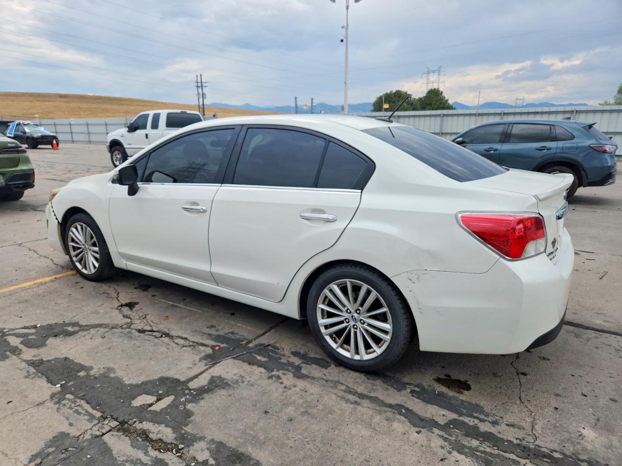 2015 Subaru Impreza Limited White vin: JF1GJAN63FH019303