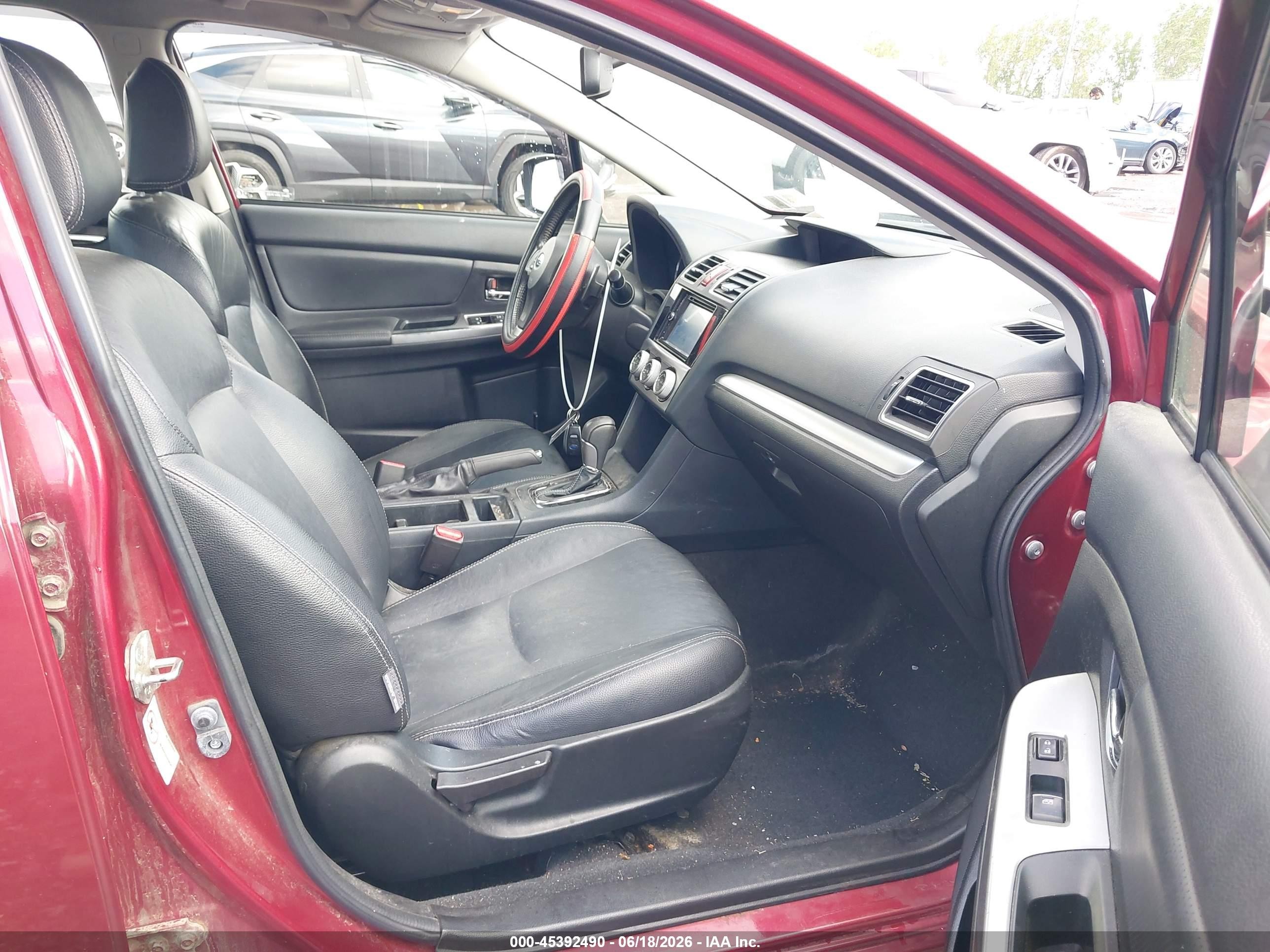 2015 Subaru Impreza 2.0i Limited Красный vin: JF1GJAN64FH017947