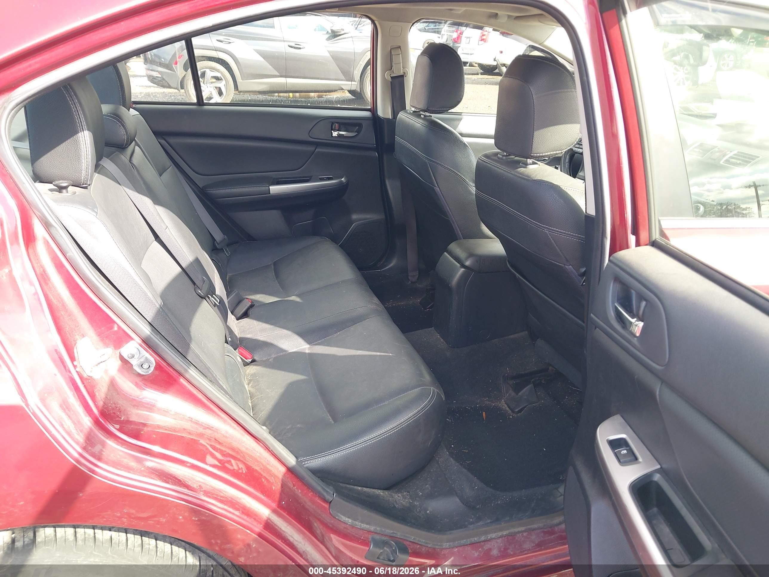 2015 Subaru Impreza 2.0i Limited Красный vin: JF1GJAN64FH017947