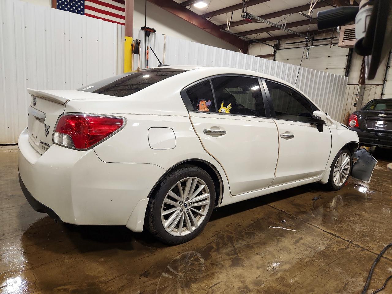 2015 Subaru Impreza Sport Limited White vin: JF1GJAS61FH010958