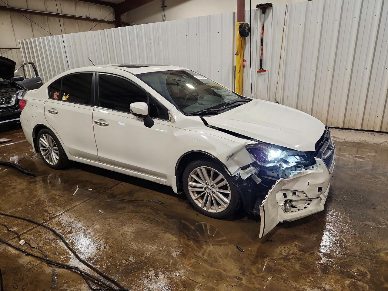 2015 Subaru Impreza Sport Limited White vin: JF1GJAS61FH010958