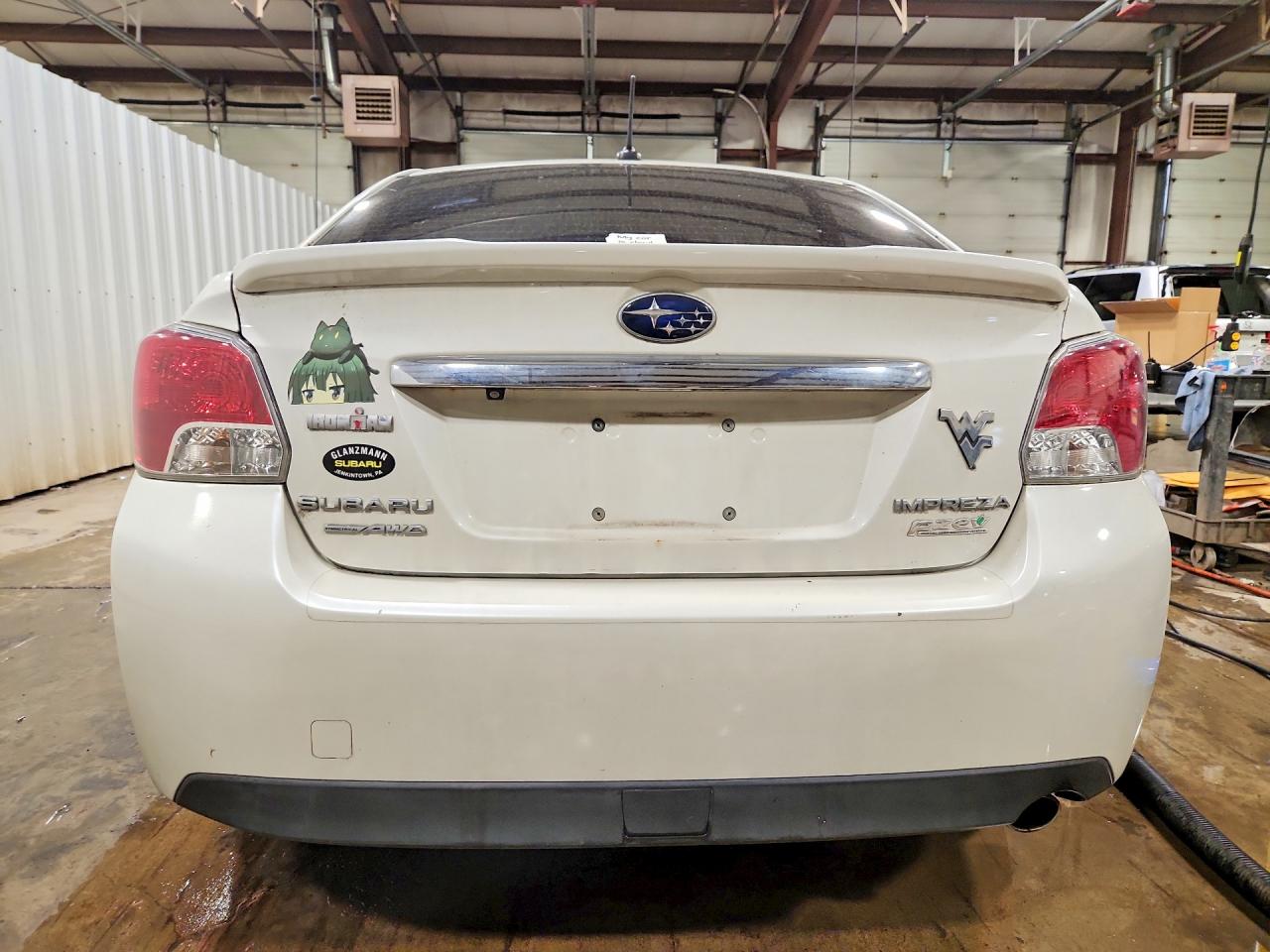 2015 Subaru Impreza Sport Limited White vin: JF1GJAS61FH010958