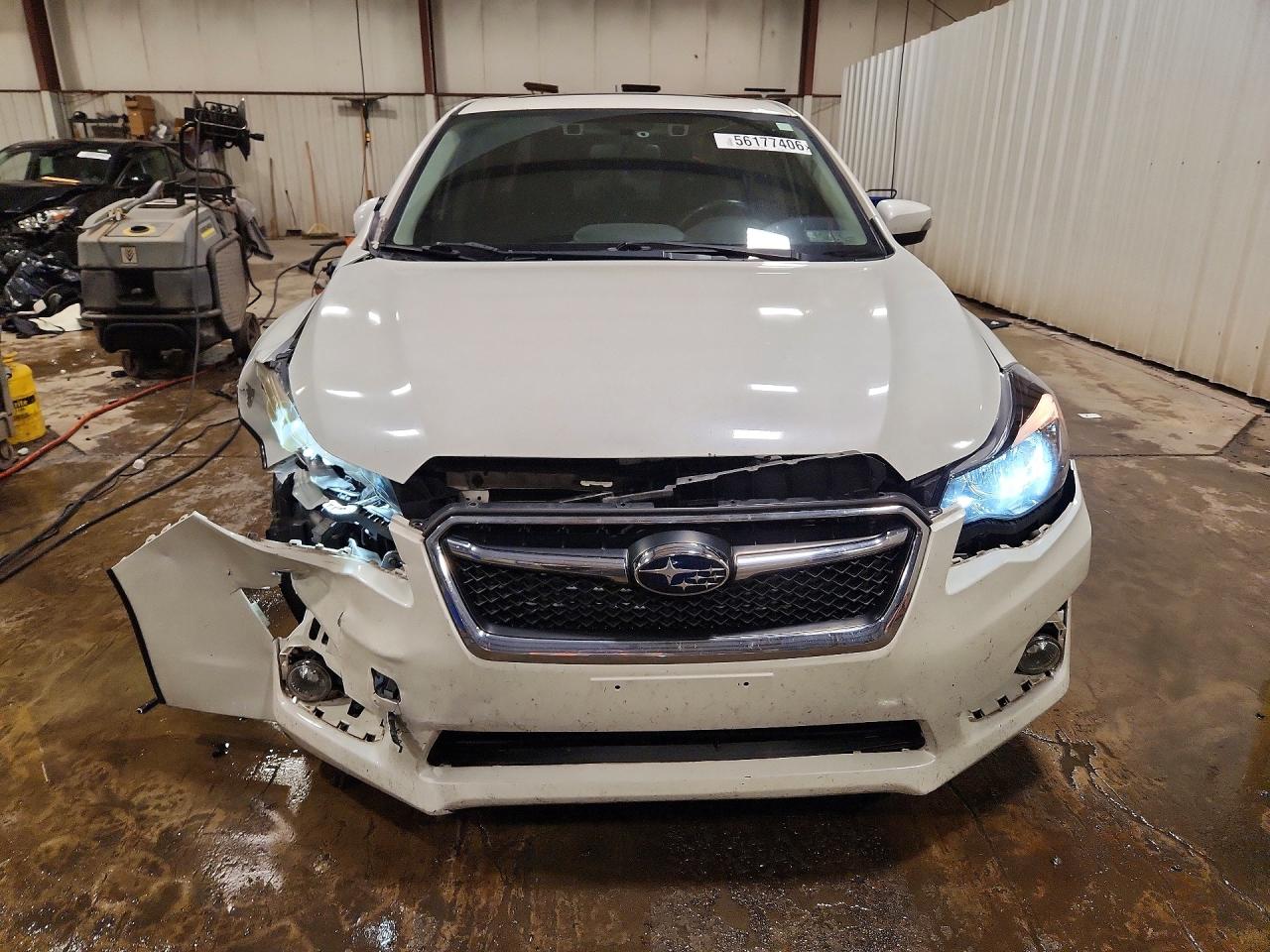 2015 Subaru Impreza Sport Limited White vin: JF1GJAS61FH010958