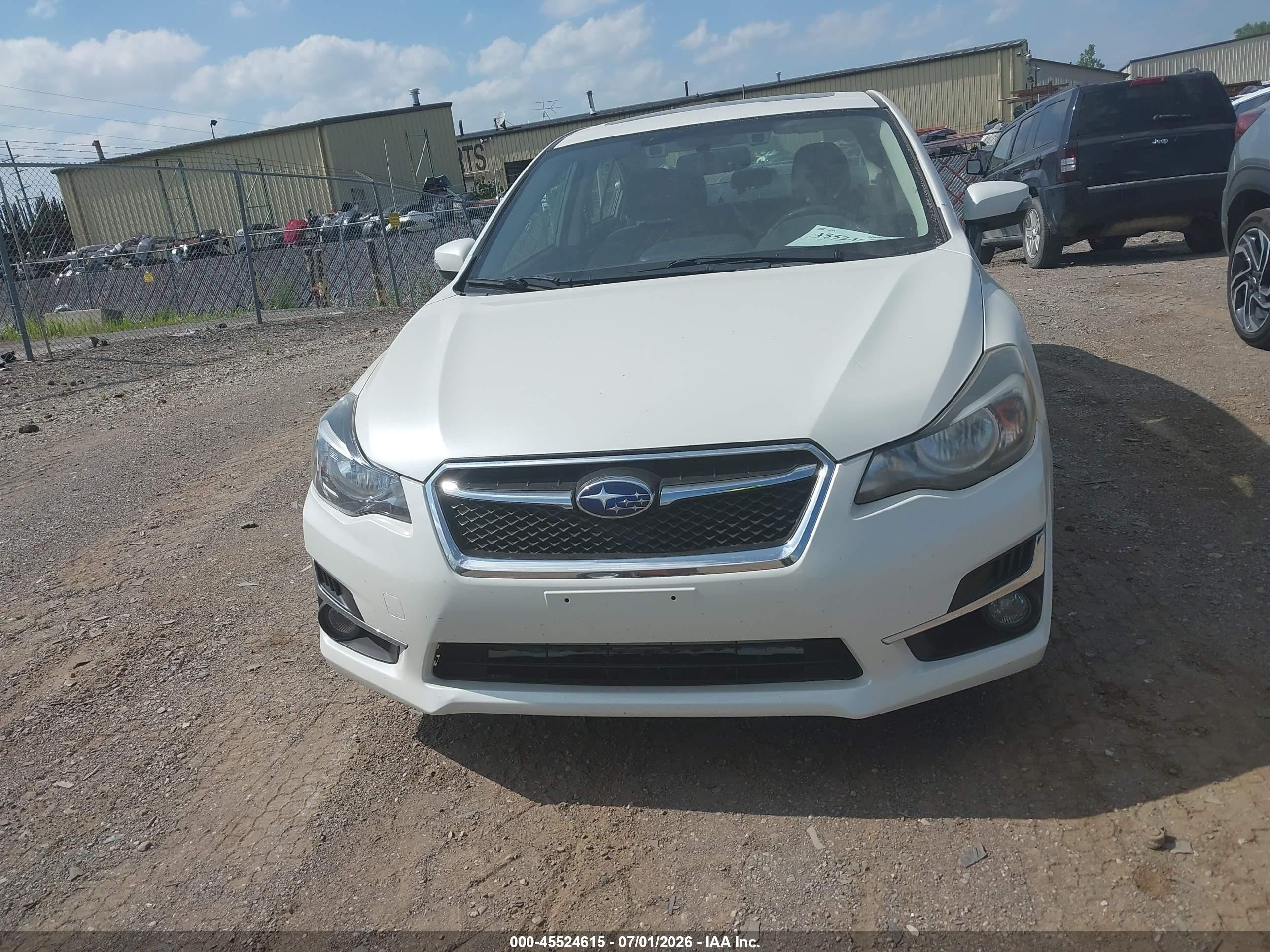 2015 Subaru Impreza 2.0i Limited White vin: JF1GJAS67FH013248