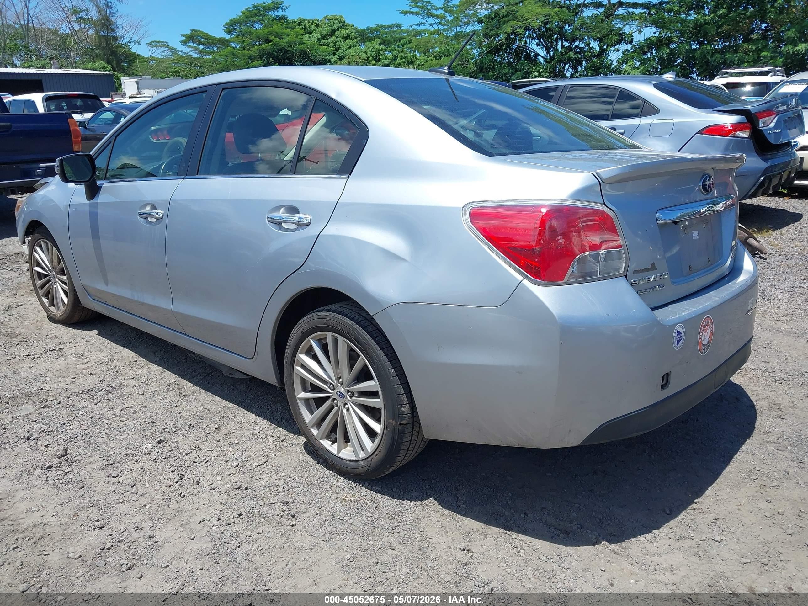 2015 Subaru Impreza 2.0i Limited Silver vin: JF1GJAS68FH007359