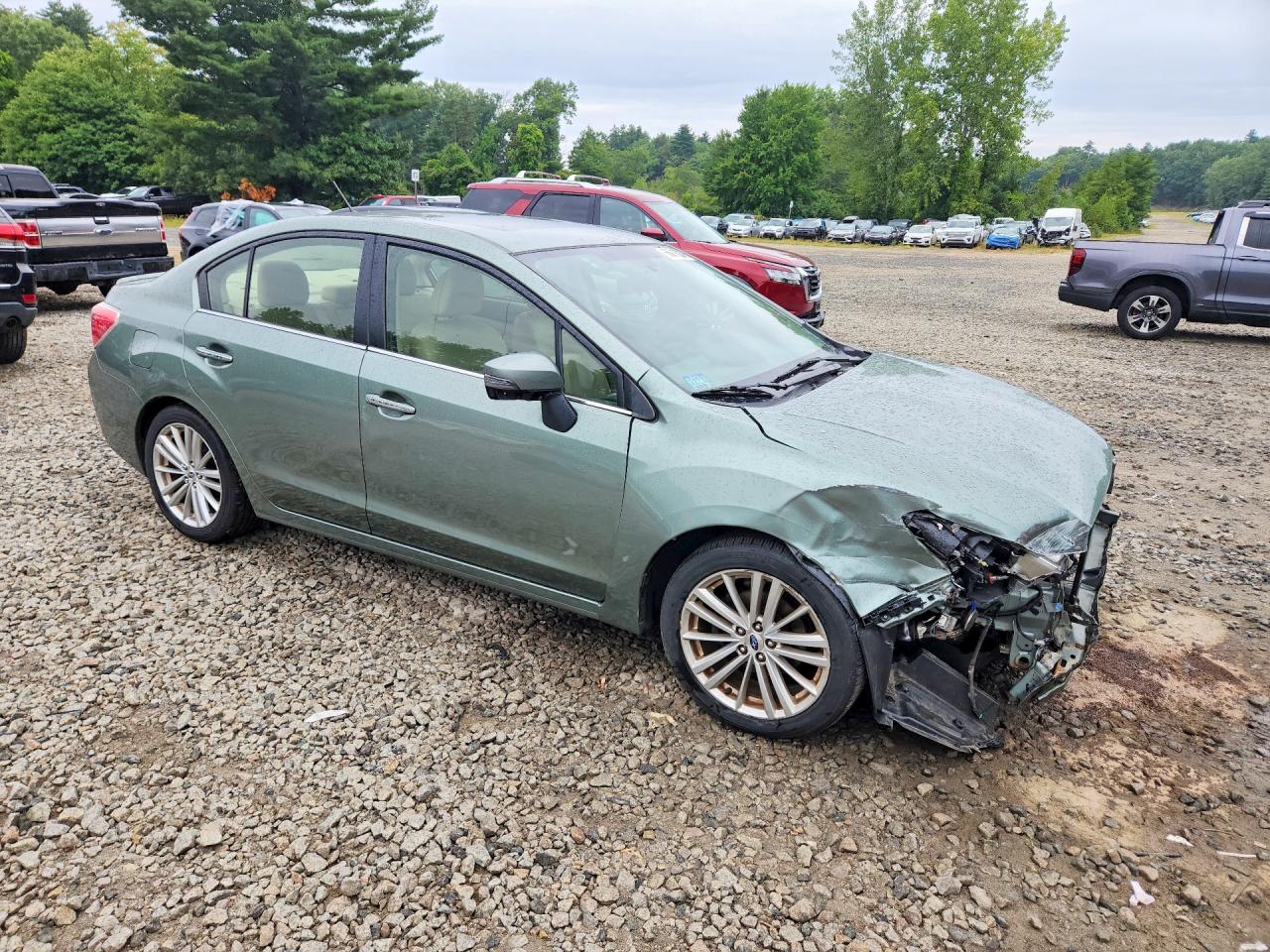 2015 Subaru Impreza Sport Limited Green vin: JF1GJAS68FH023707
