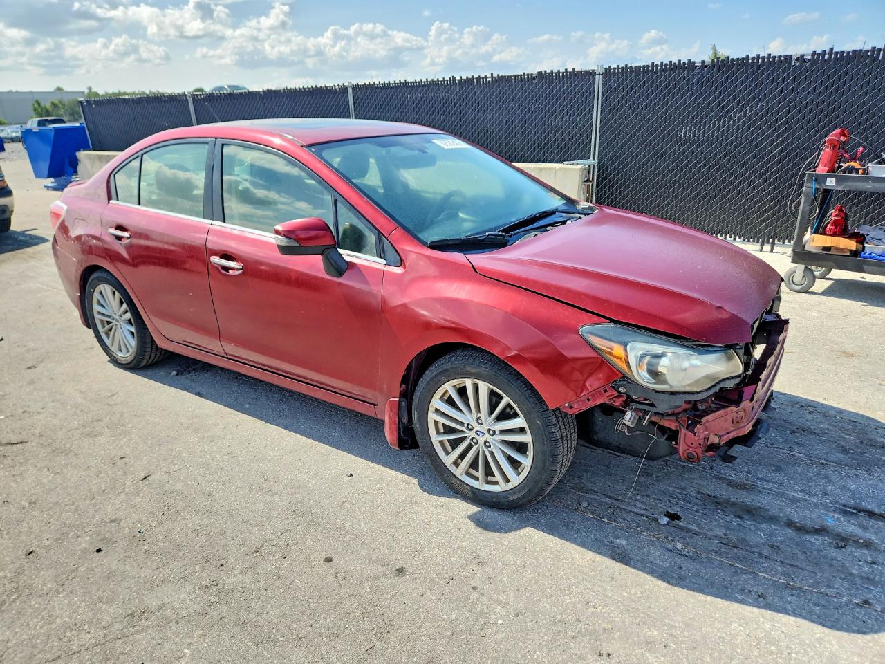 2015 Subaru Impreza Sport Limited Red vin: JF1GJAS68FH024629