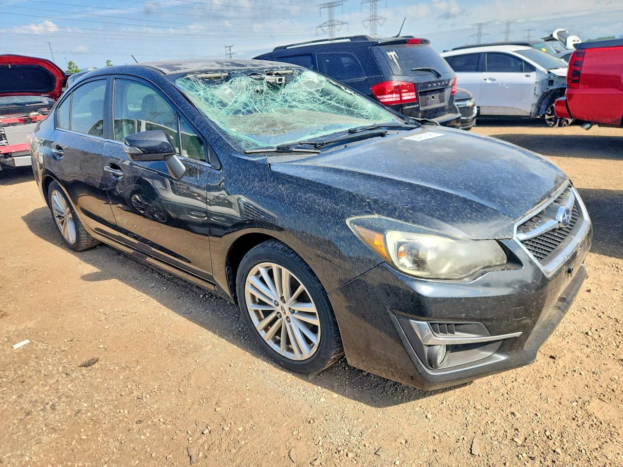 2015 Subaru Impreza Sport Limited Черный vin: JF1GJAS6XFH002373