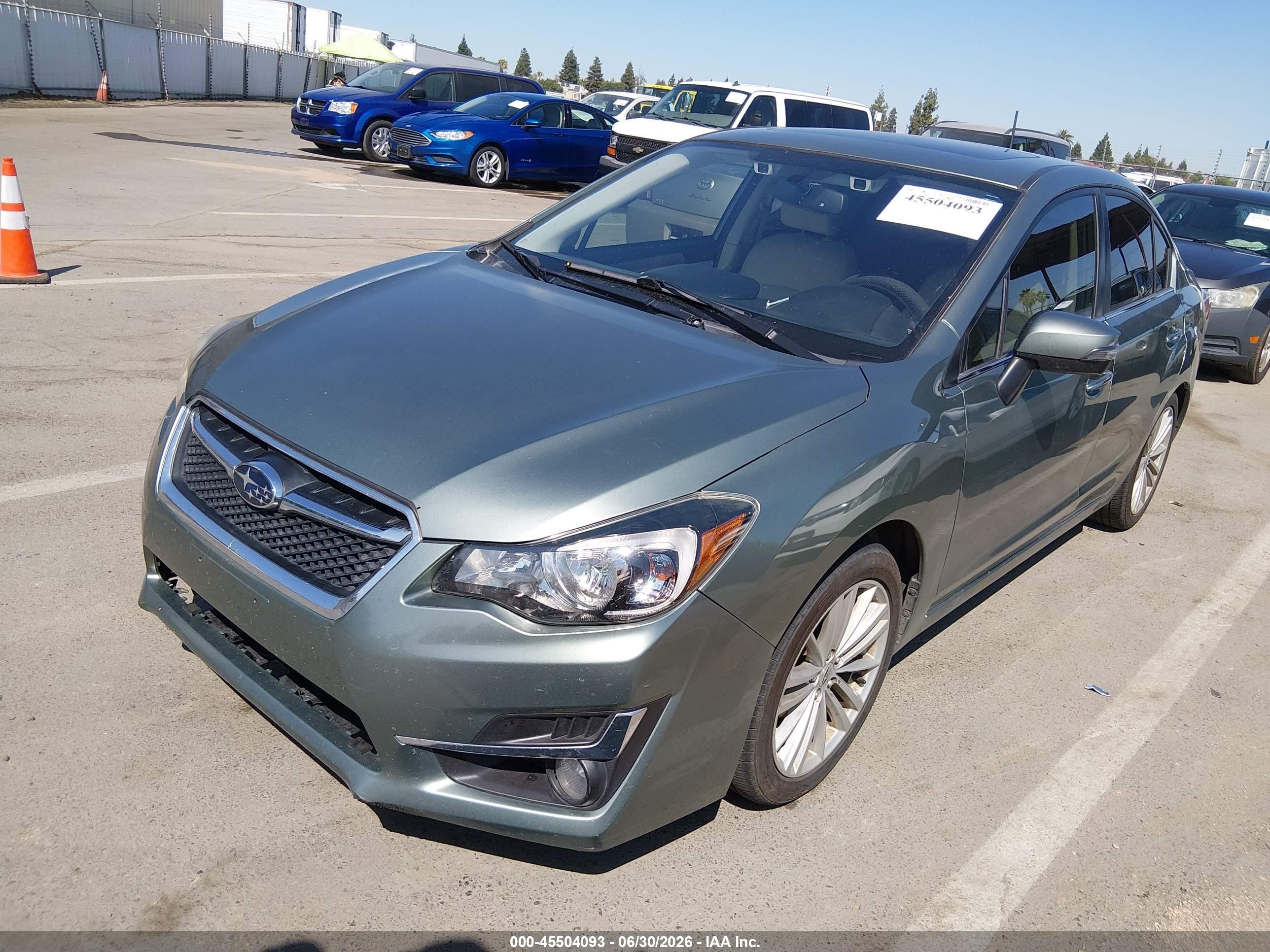 2015 Subaru Impreza 2.0i Limited Green vin: JF1GJAS6XFH021358