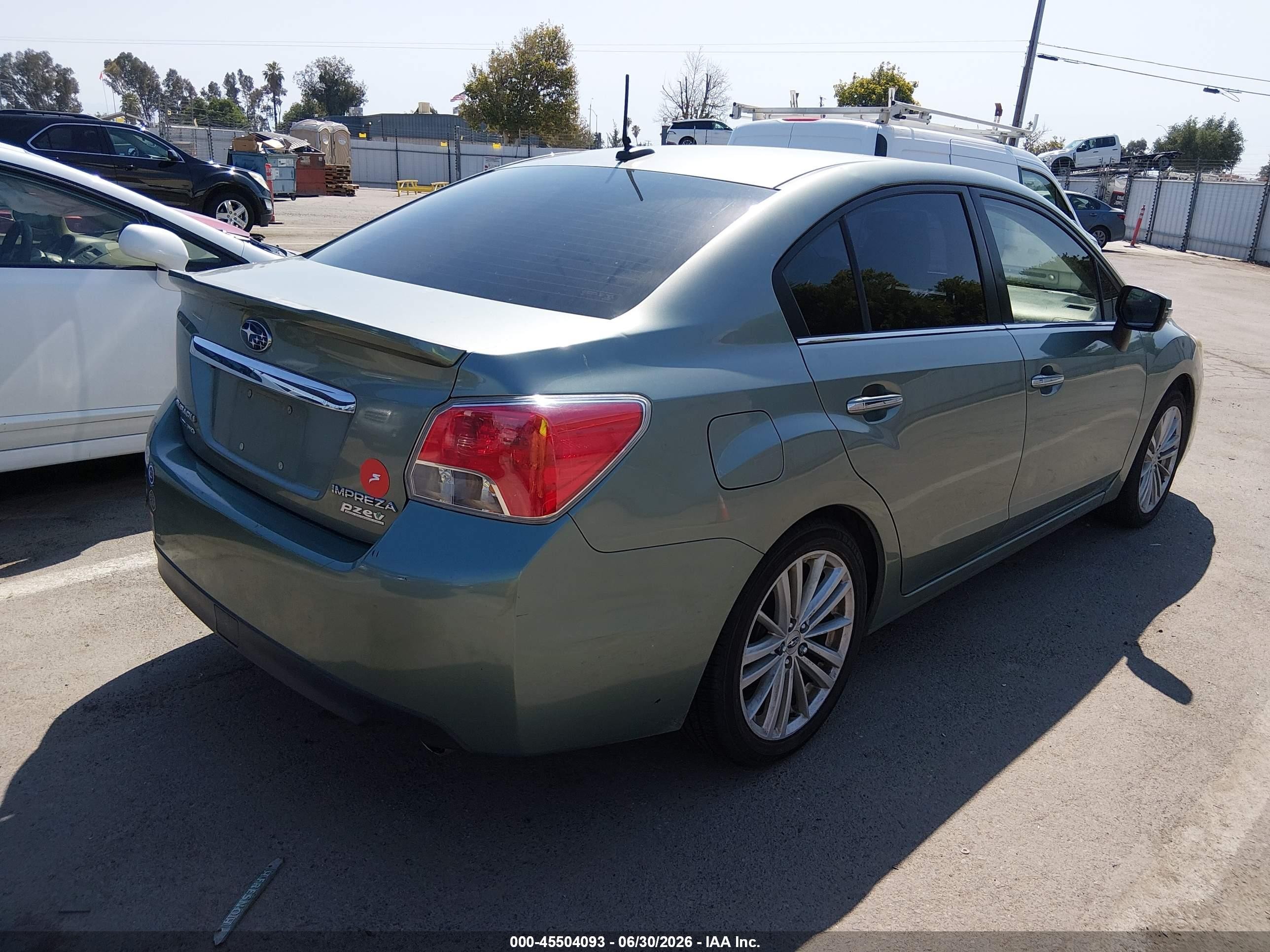 2015 Subaru Impreza 2.0i Limited Green vin: JF1GJAS6XFH021358