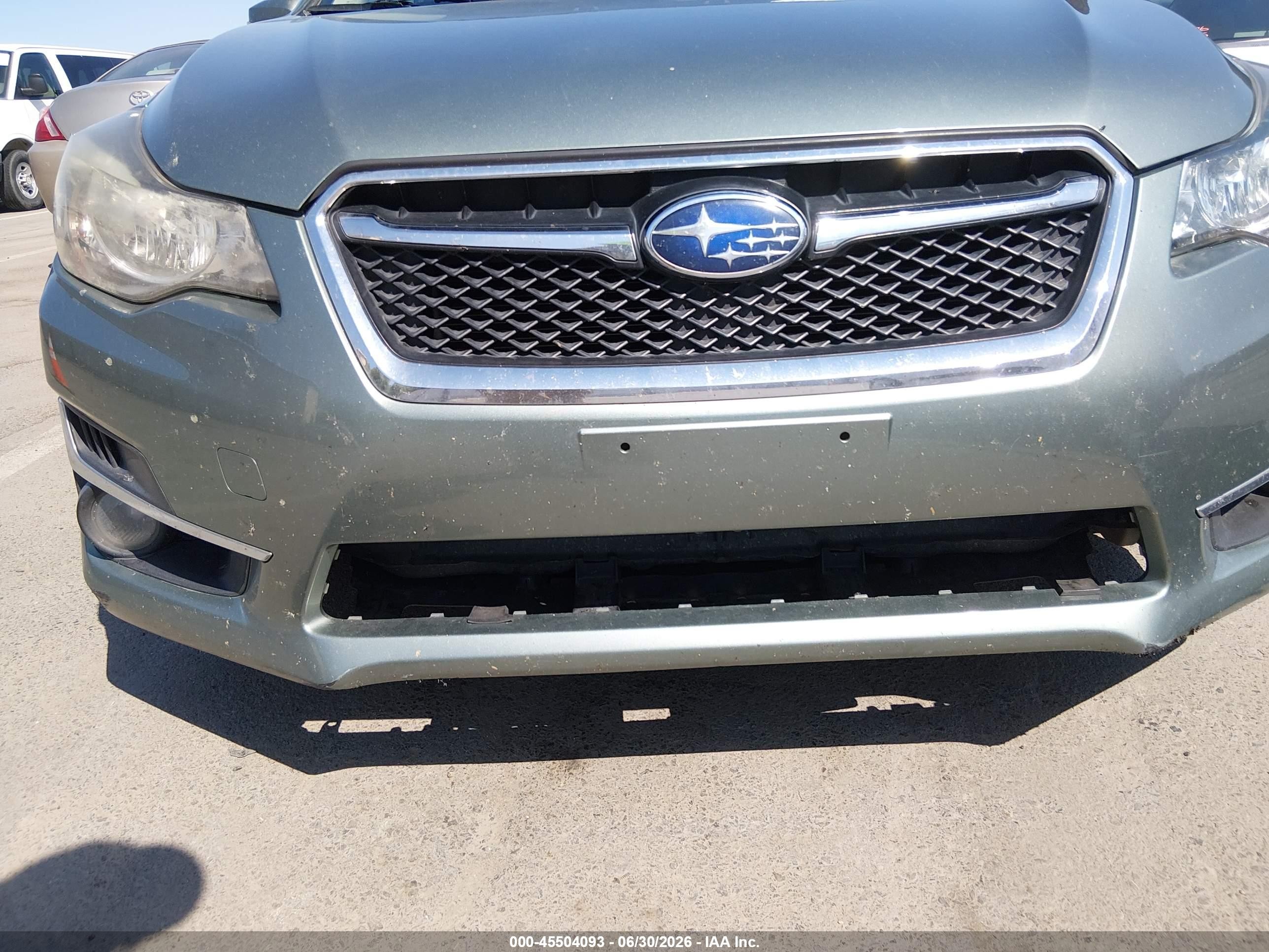 2015 Subaru Impreza 2.0i Limited Green vin: JF1GJAS6XFH021358