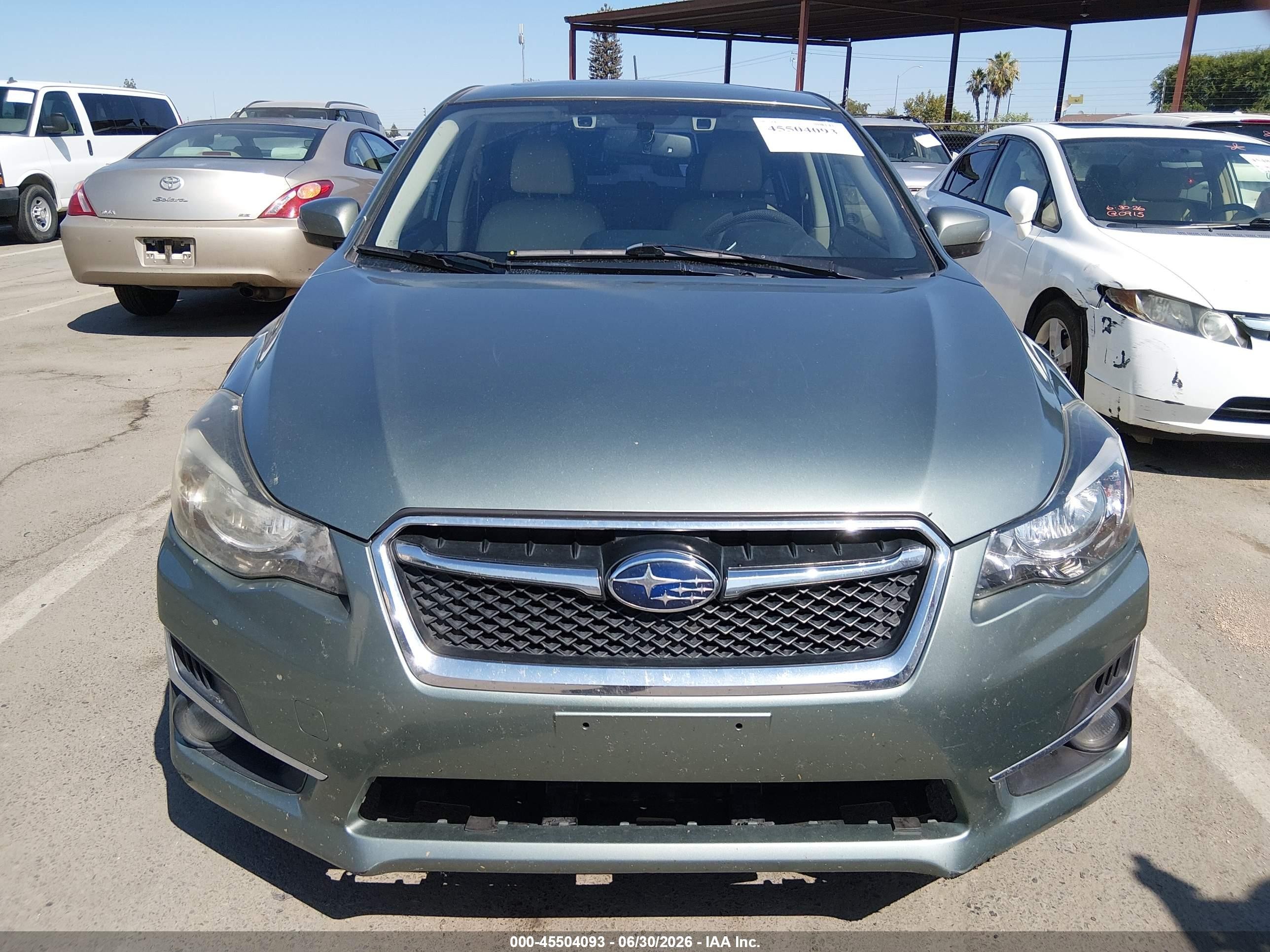 2015 Subaru Impreza 2.0i Limited Green vin: JF1GJAS6XFH021358