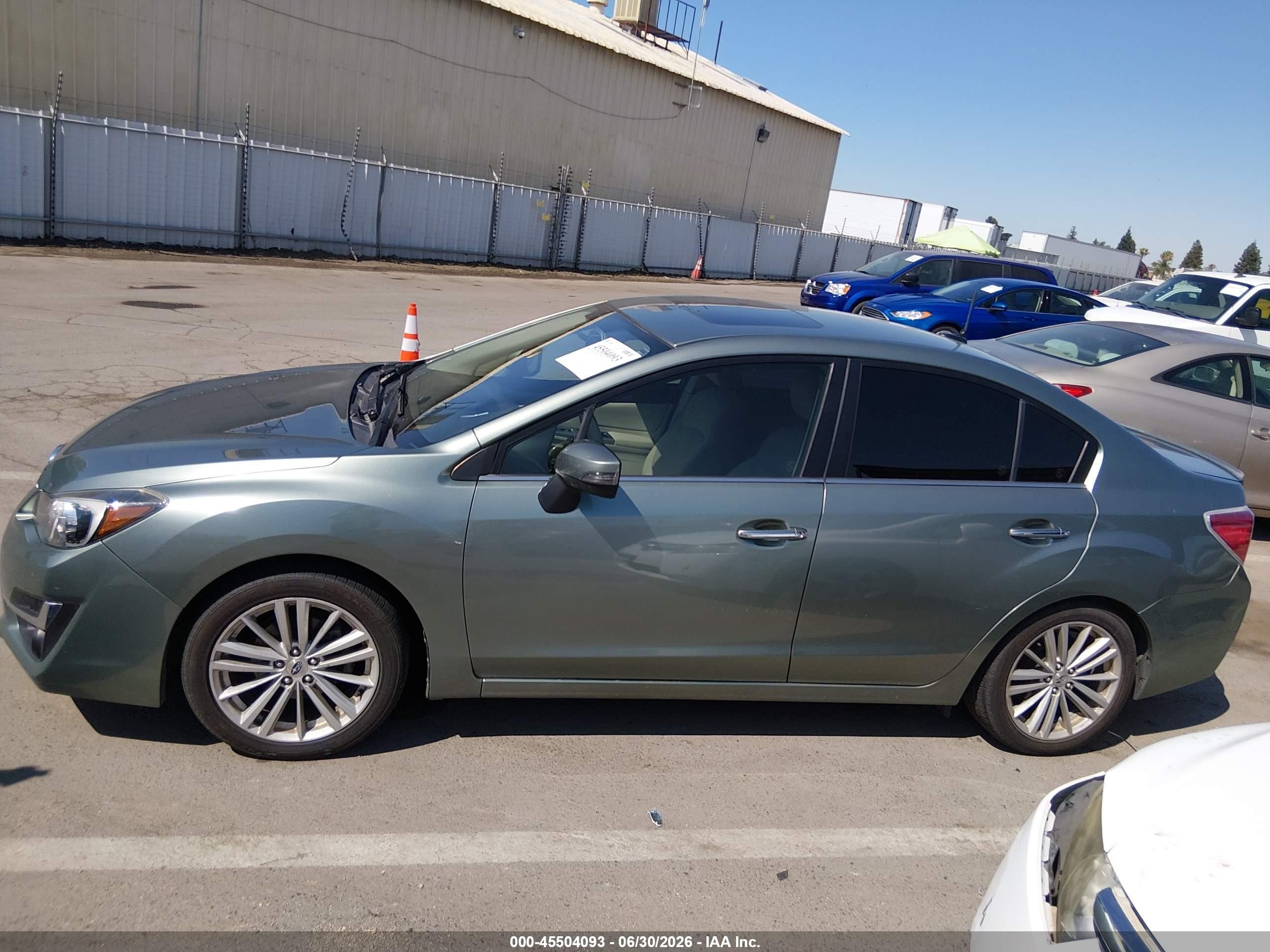 2015 Subaru Impreza 2.0i Limited Green vin: JF1GJAS6XFH021358