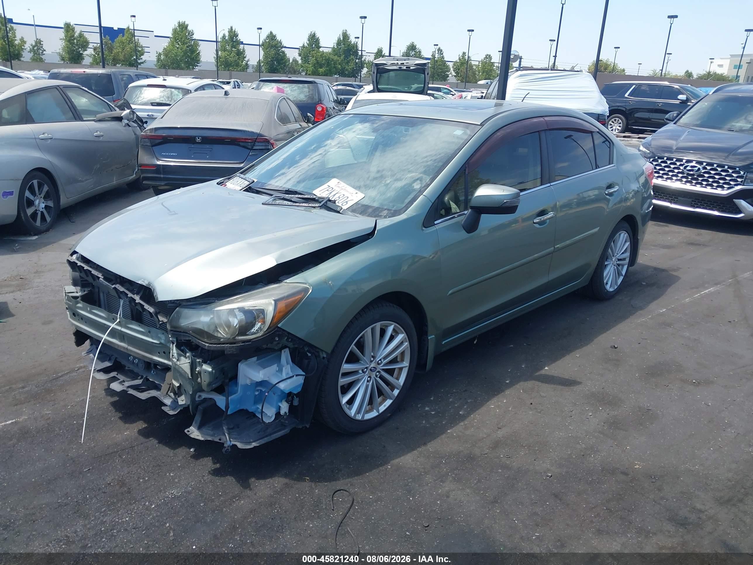 2015 Subaru Impreza 2.0i Limited Green vin: JF1GJAS6XFH024955