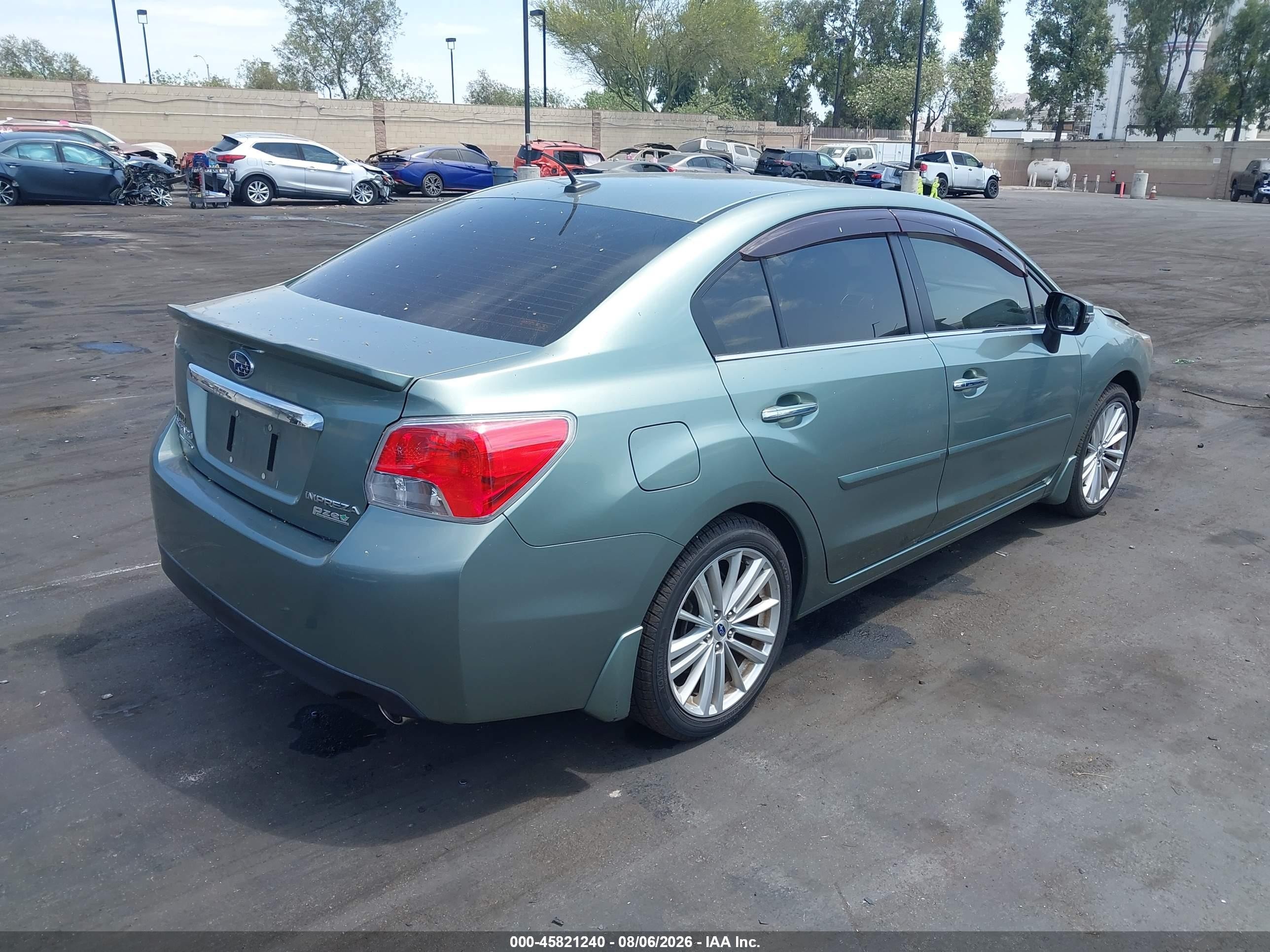 2015 Subaru Impreza 2.0i Limited Green vin: JF1GJAS6XFH024955