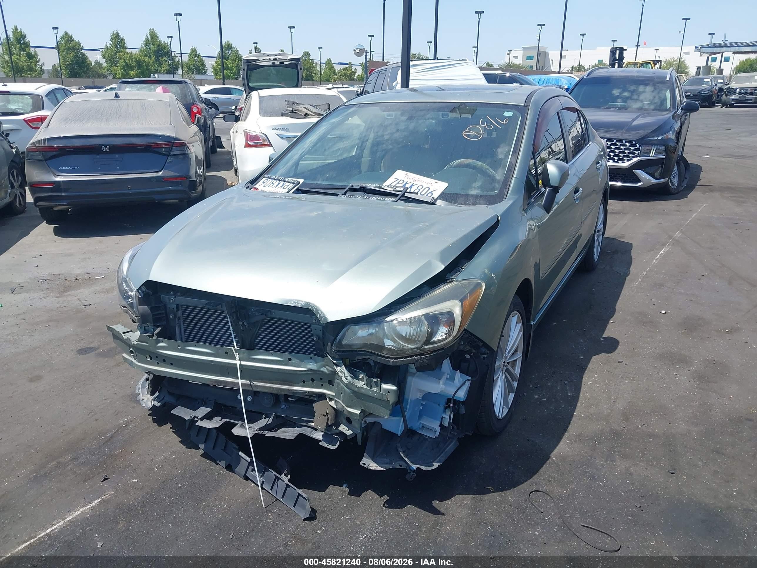 2015 Subaru Impreza 2.0i Limited Green vin: JF1GJAS6XFH024955