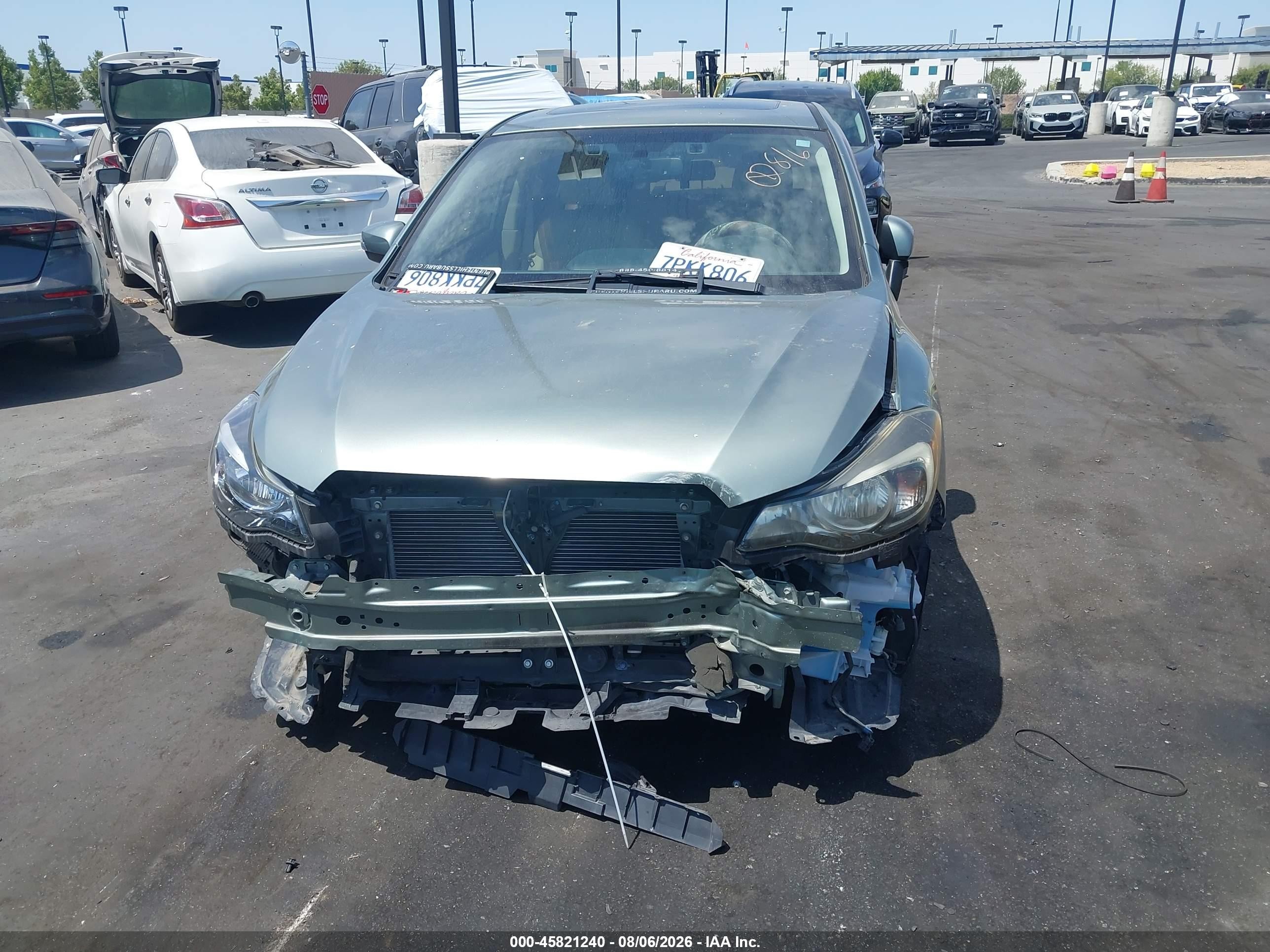 2015 Subaru Impreza 2.0i Limited Green vin: JF1GJAS6XFH024955