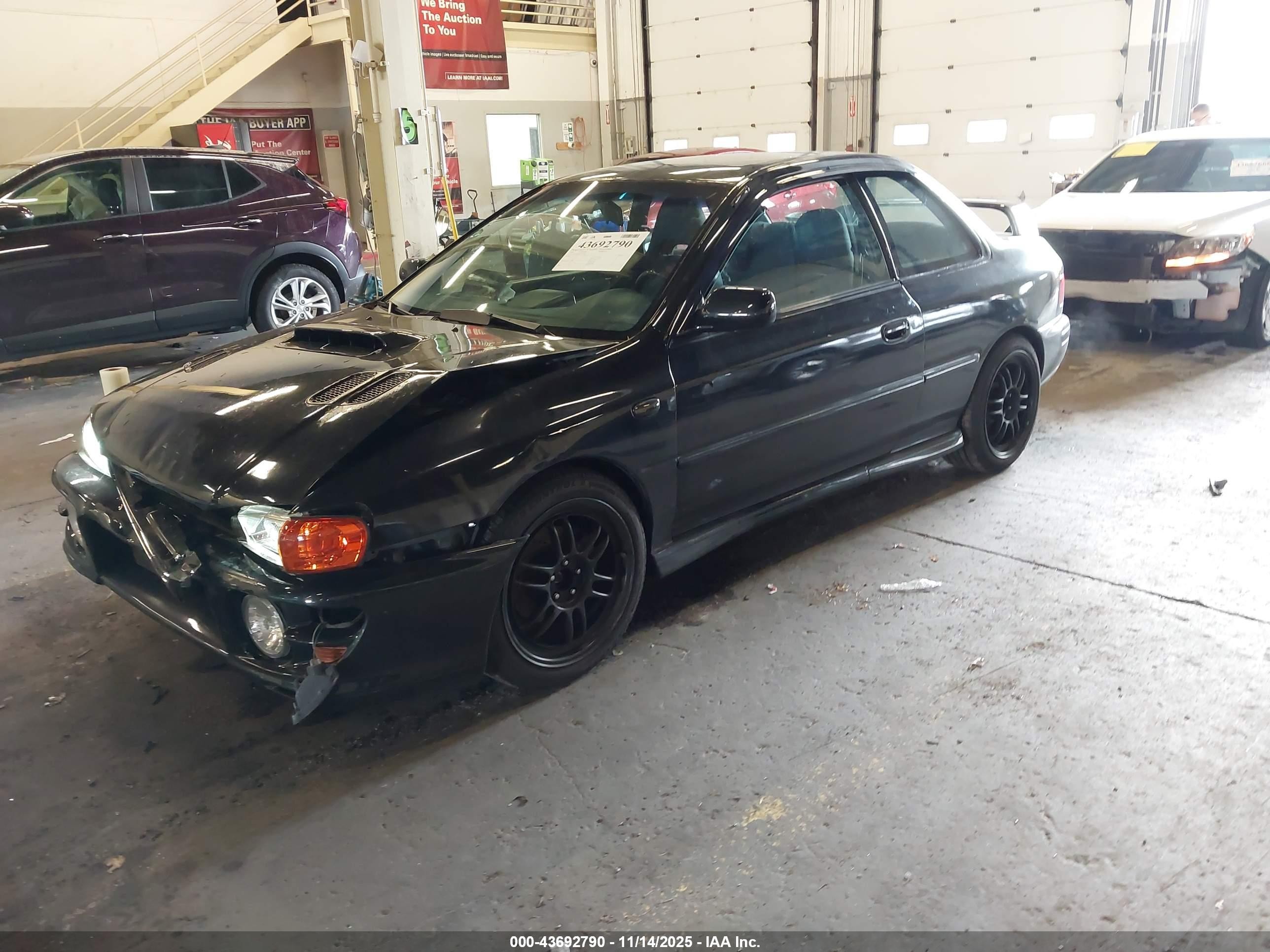 1998 Subaru Impreza 2.5rs Black vin: JF1GM6750WH402298