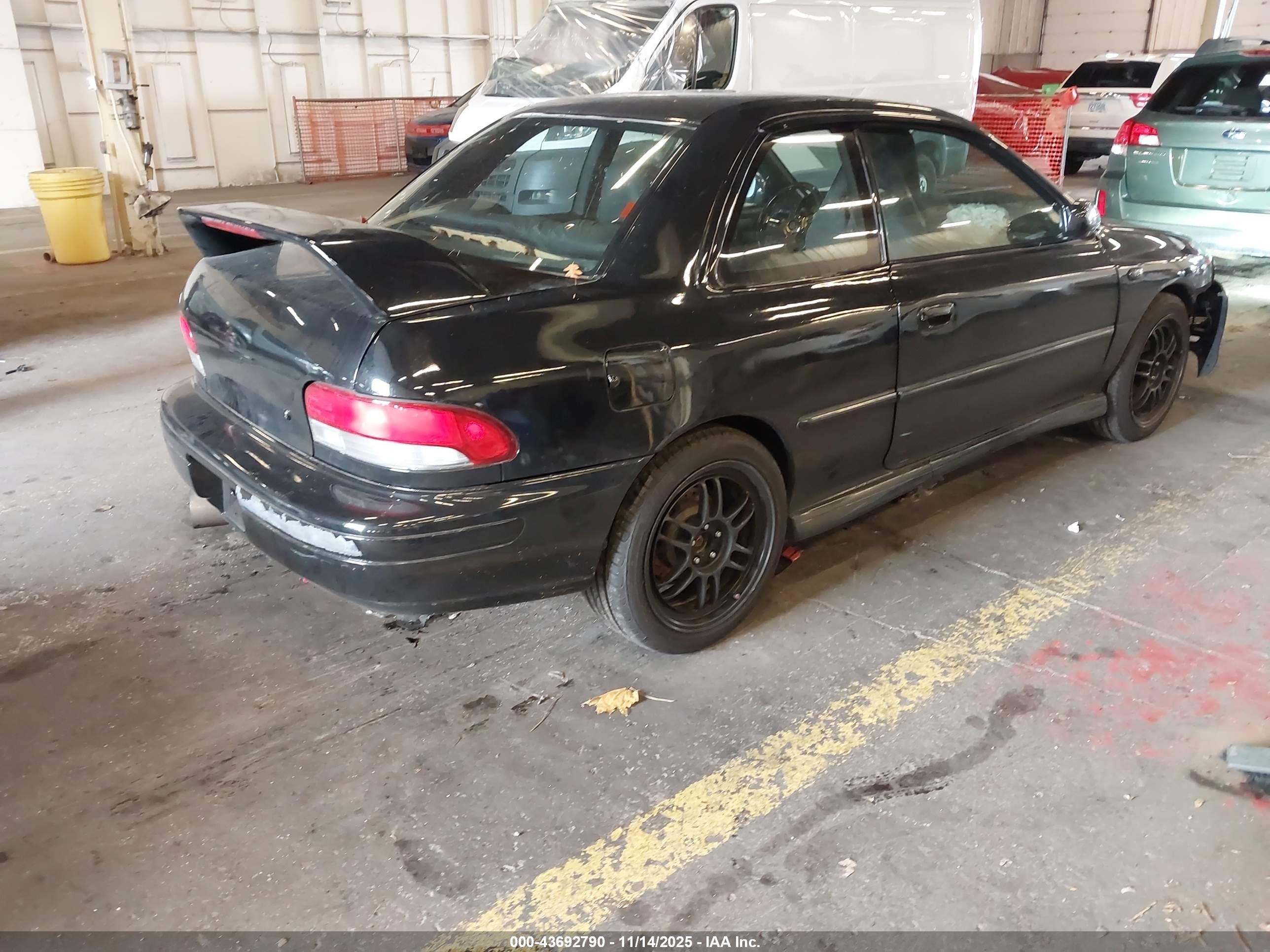 1998 Subaru Impreza 2.5rs Black vin: JF1GM6750WH402298