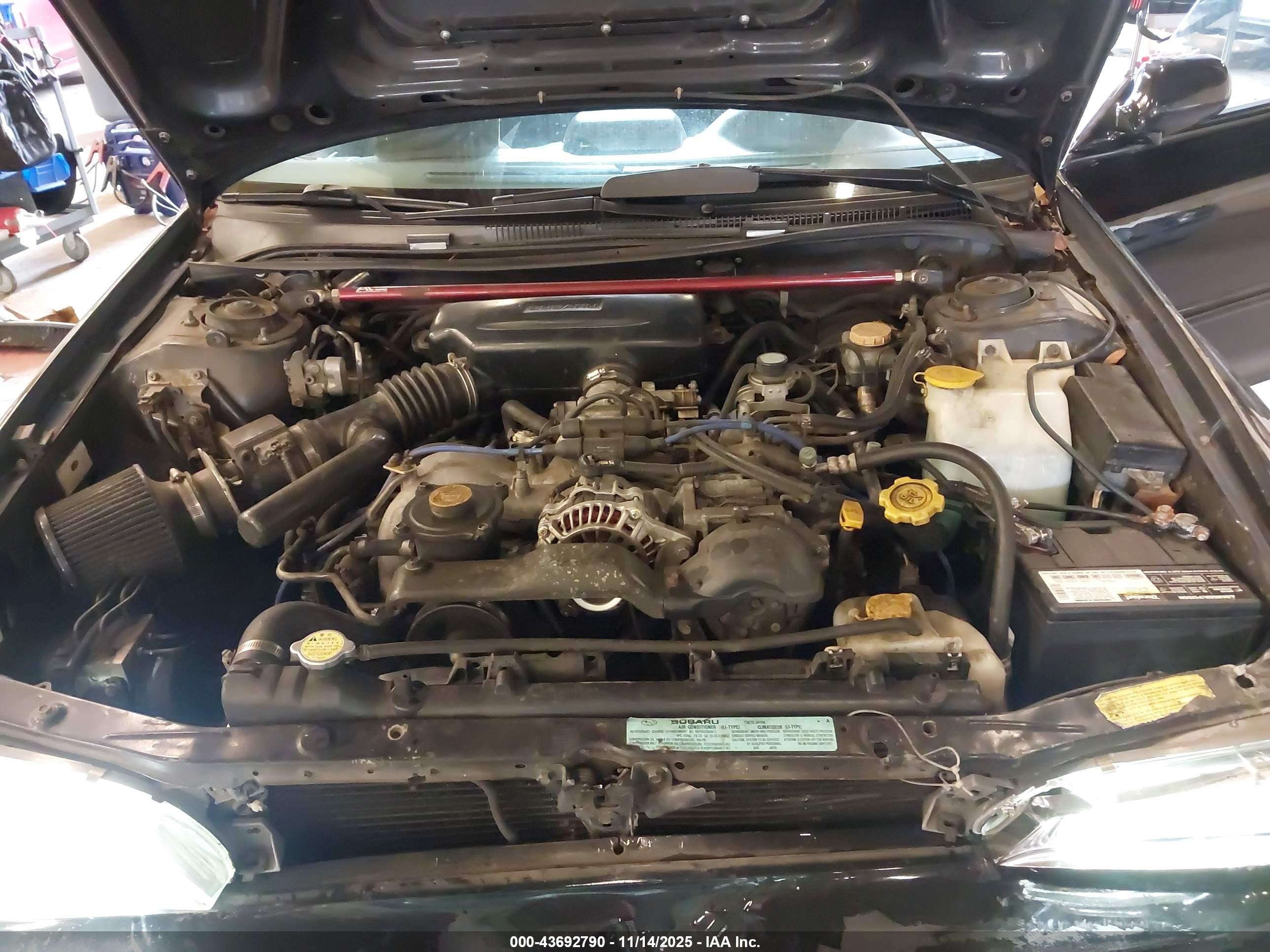1998 Subaru Impreza 2.5rs Black vin: JF1GM6750WH402298