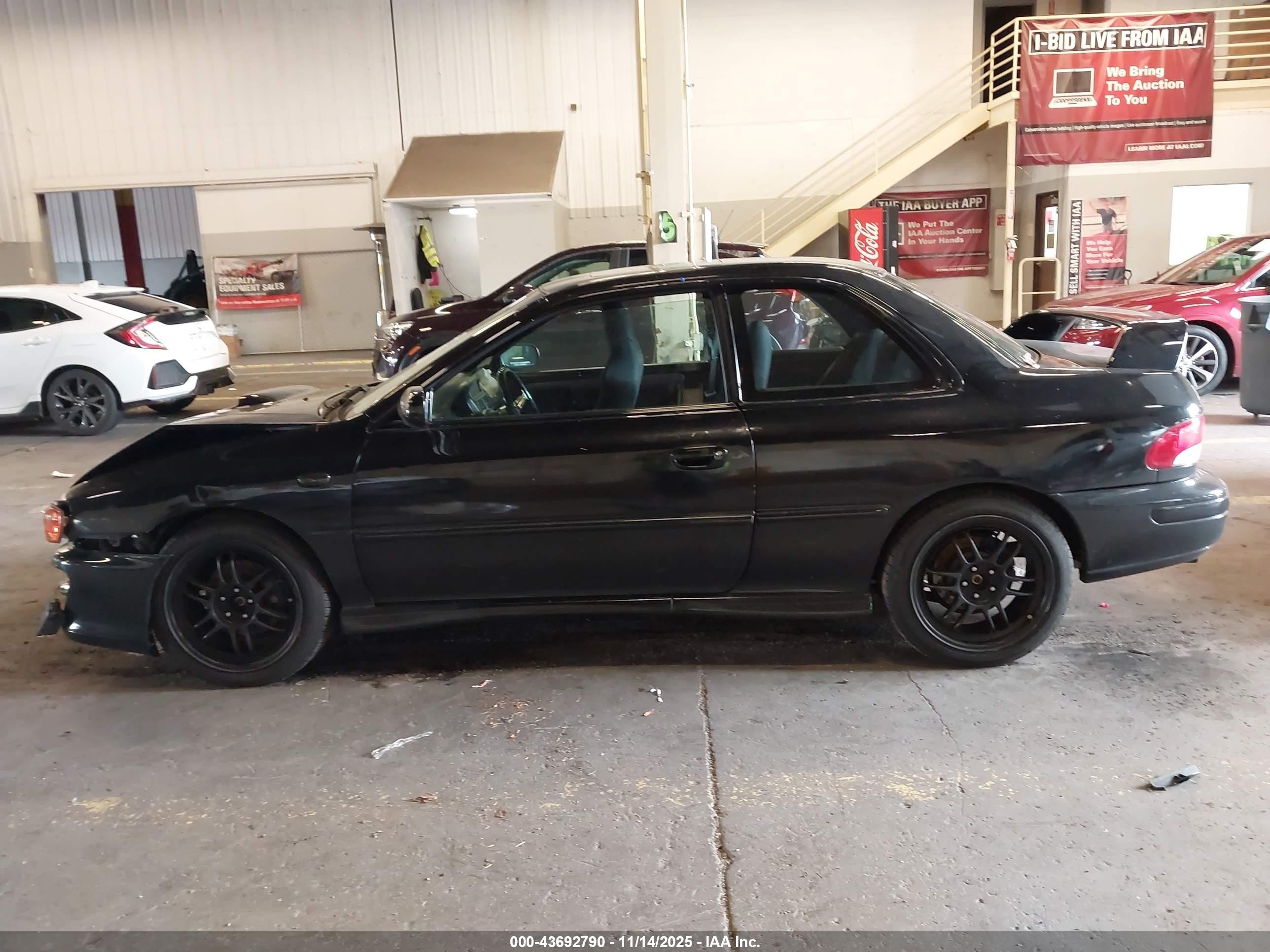 1998 Subaru Impreza 2.5rs Black vin: JF1GM6750WH402298