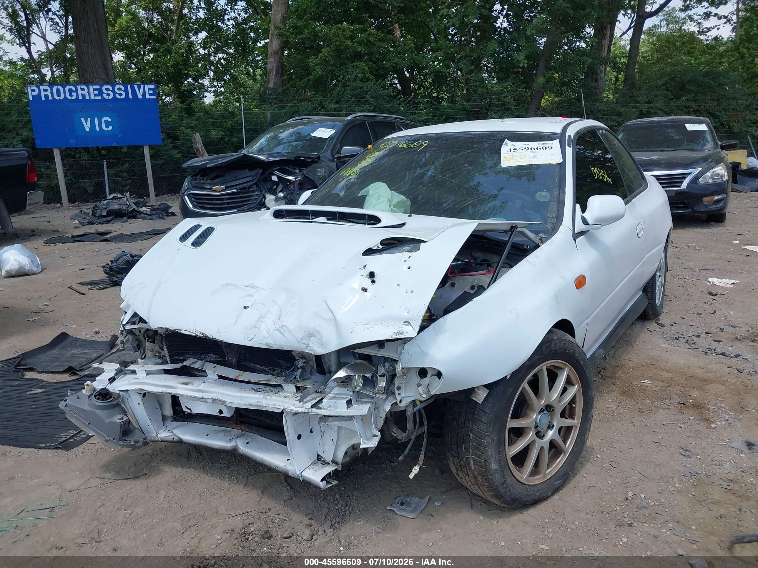 2000 Subaru Impreza 2.5rs Белый vin: JF1GM6753YG403700