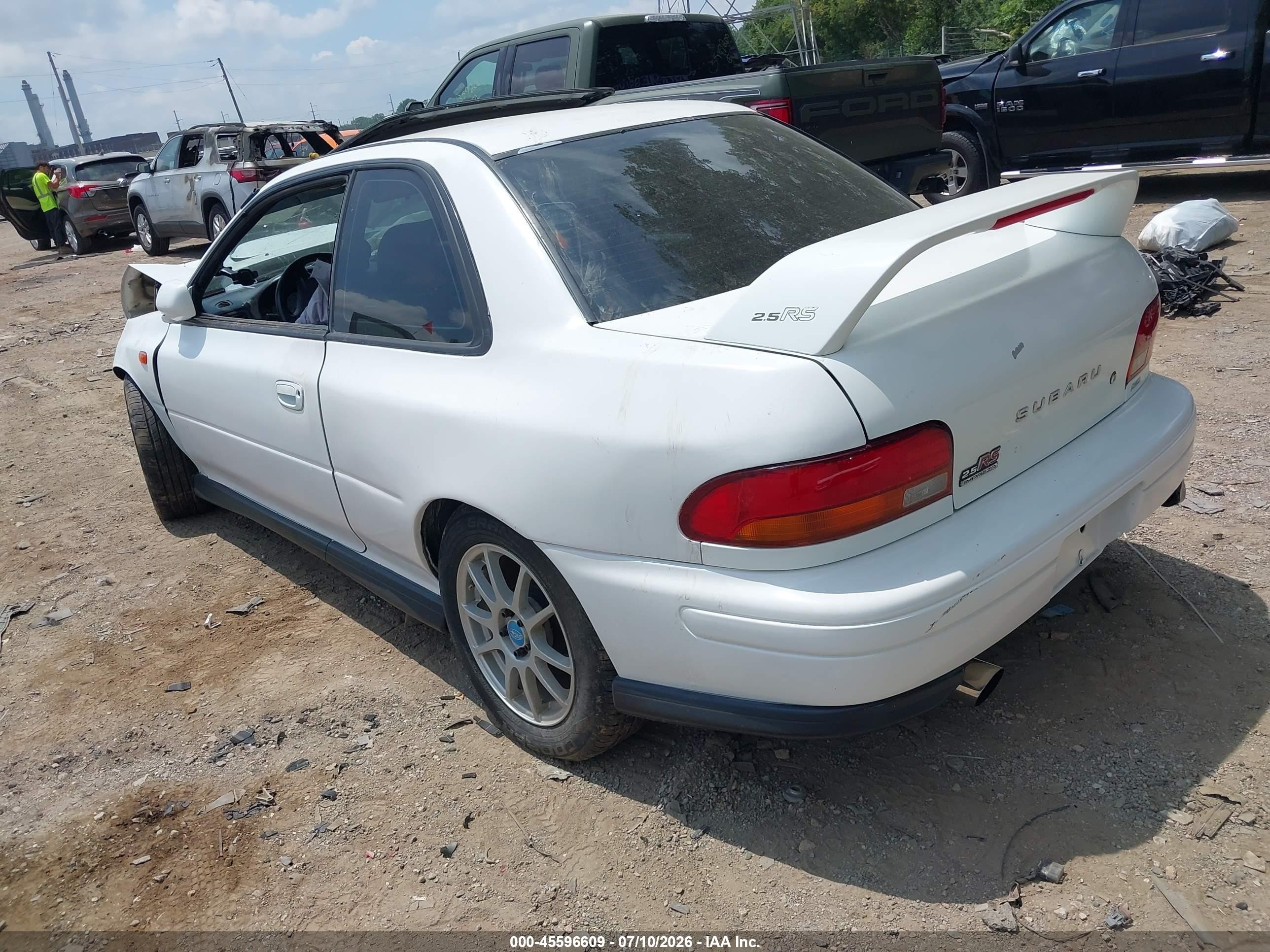 2000 Subaru Impreza 2.5rs Белый vin: JF1GM6753YG403700