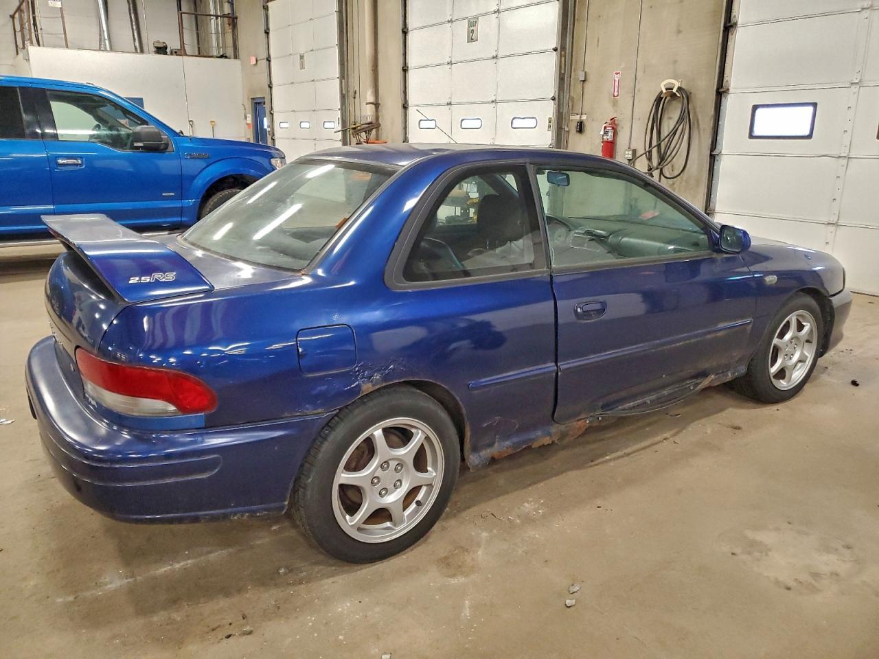 2001 Subaru Impreza Rs Синий vin: JF1GM67571G400272