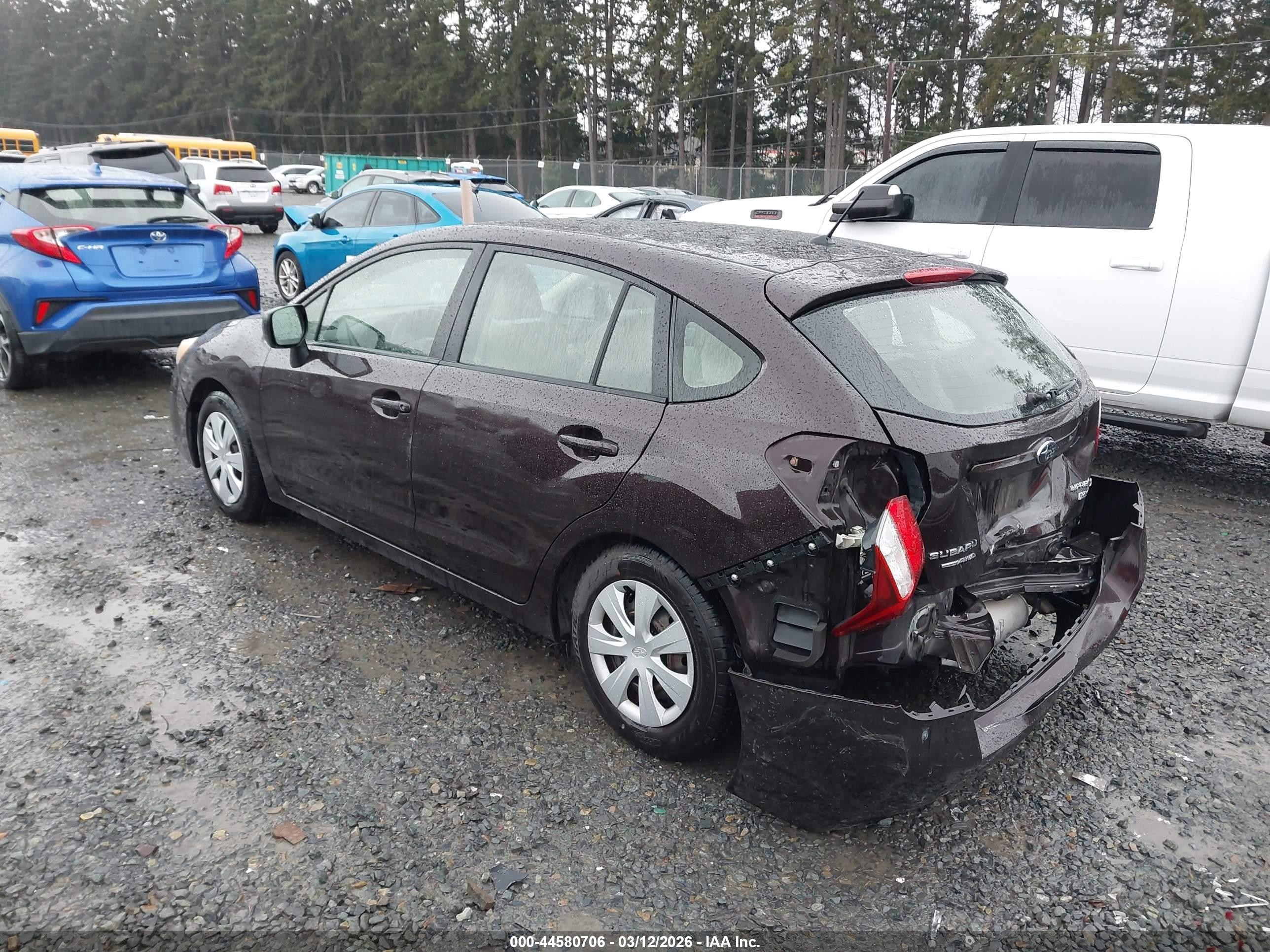 2013 Subaru Impreza Wagon 2.0i Purple vin: JF1GPAA60D2850195