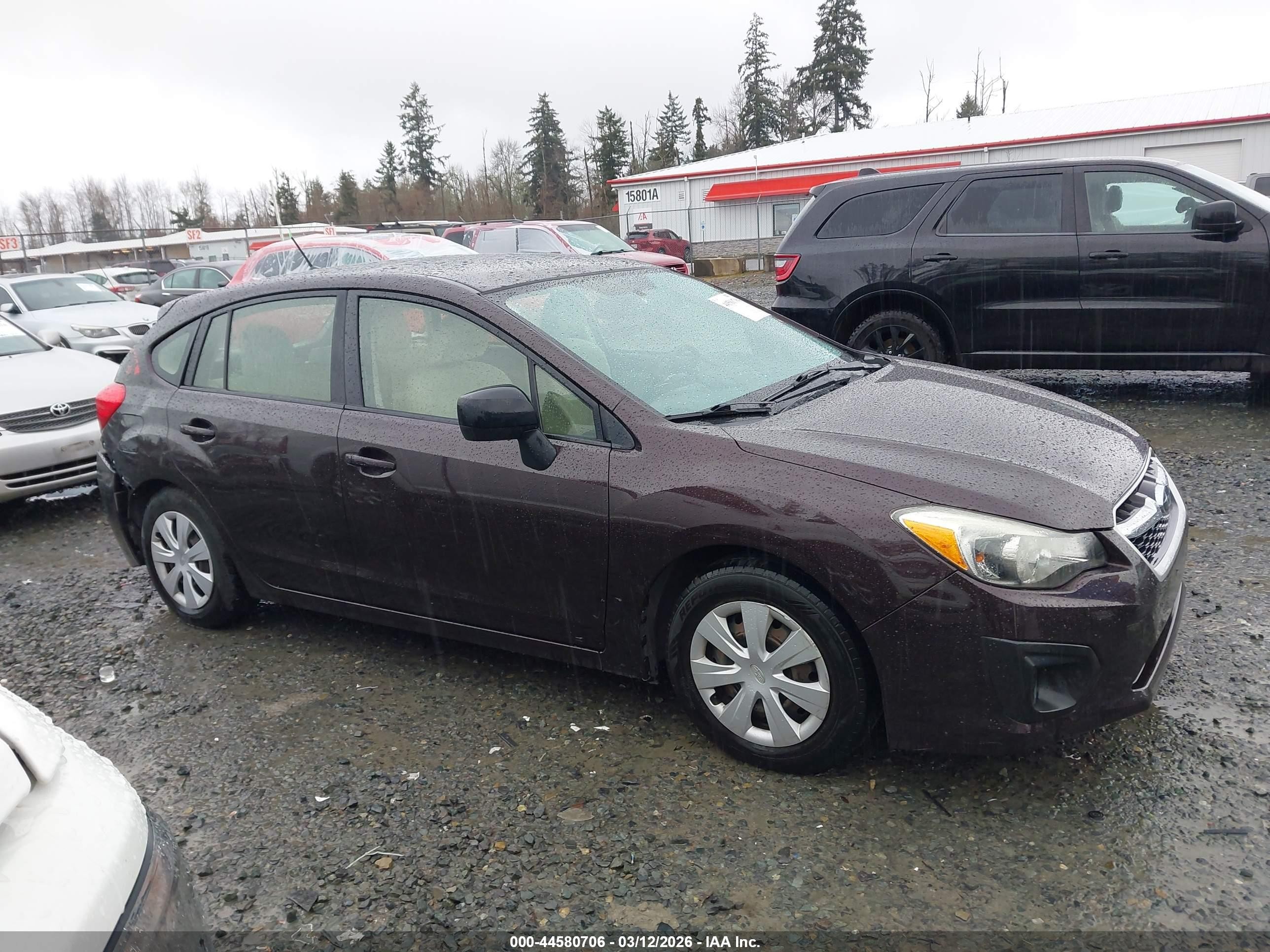 2013 Subaru Impreza Wagon 2.0i Purple vin: JF1GPAA60D2850195