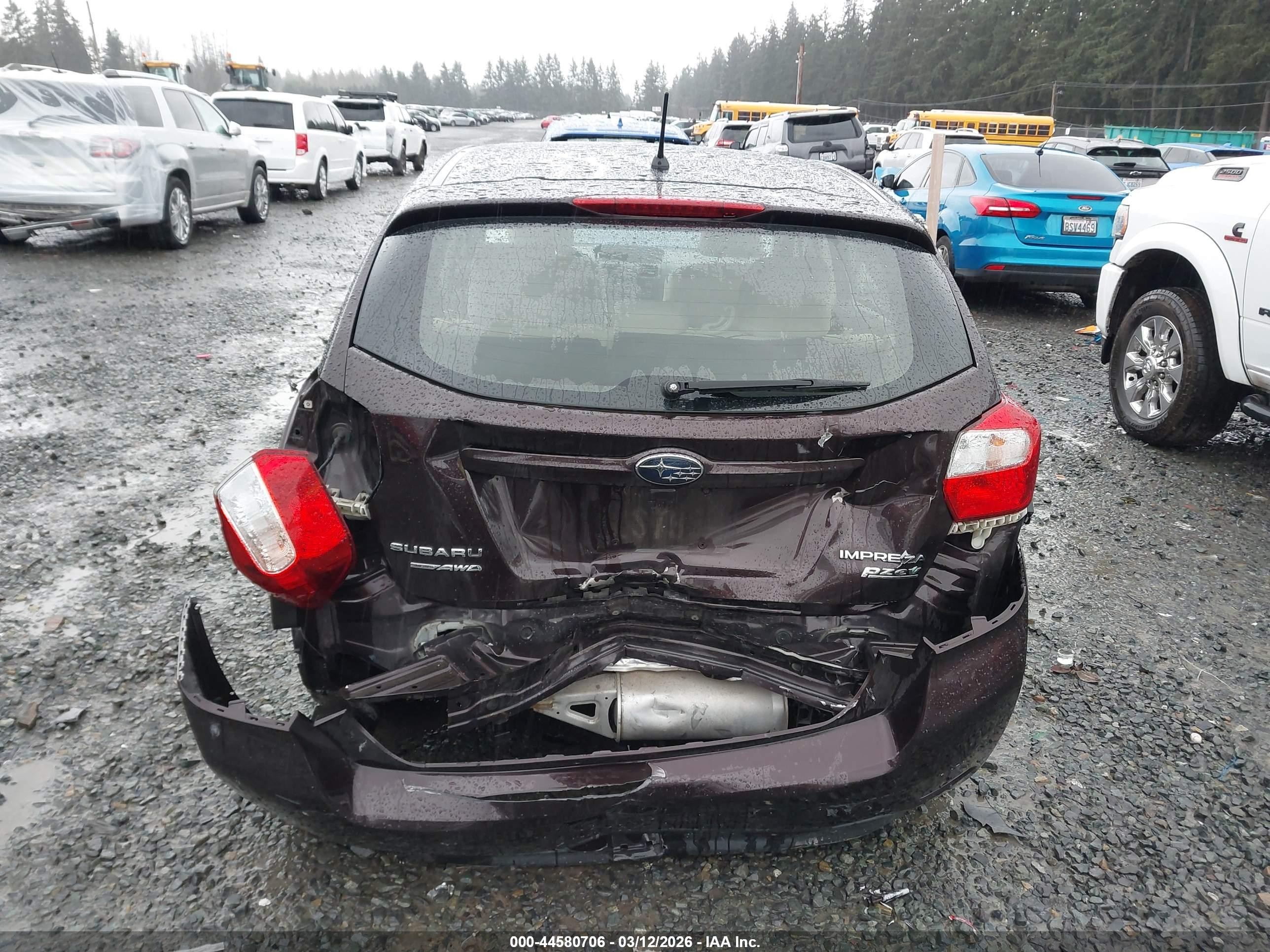 2013 Subaru Impreza Wagon 2.0i Purple vin: JF1GPAA60D2850195