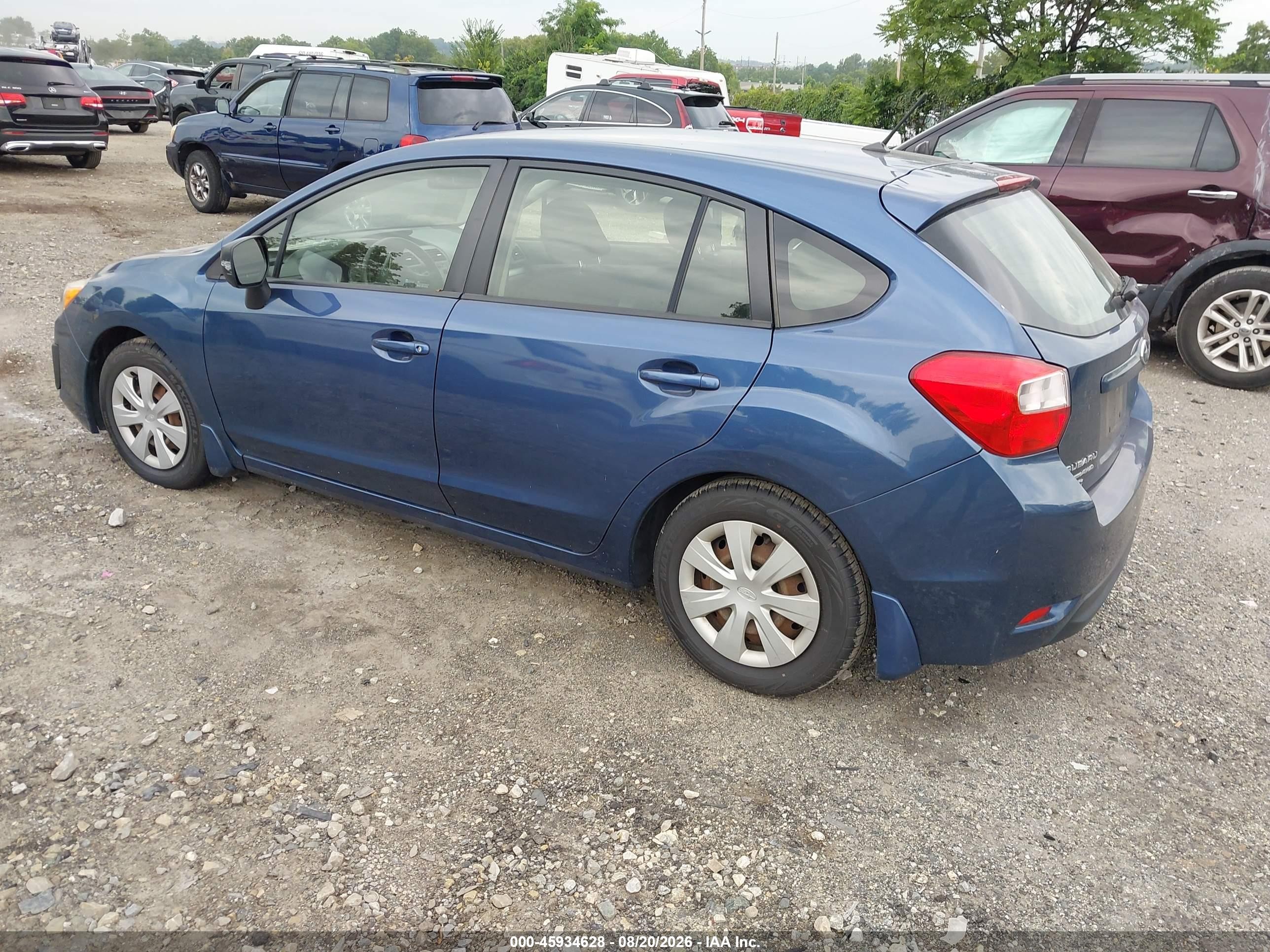2013 Subaru Impreza 2.0i Dark Blue vin: JF1GPAA60D2879969