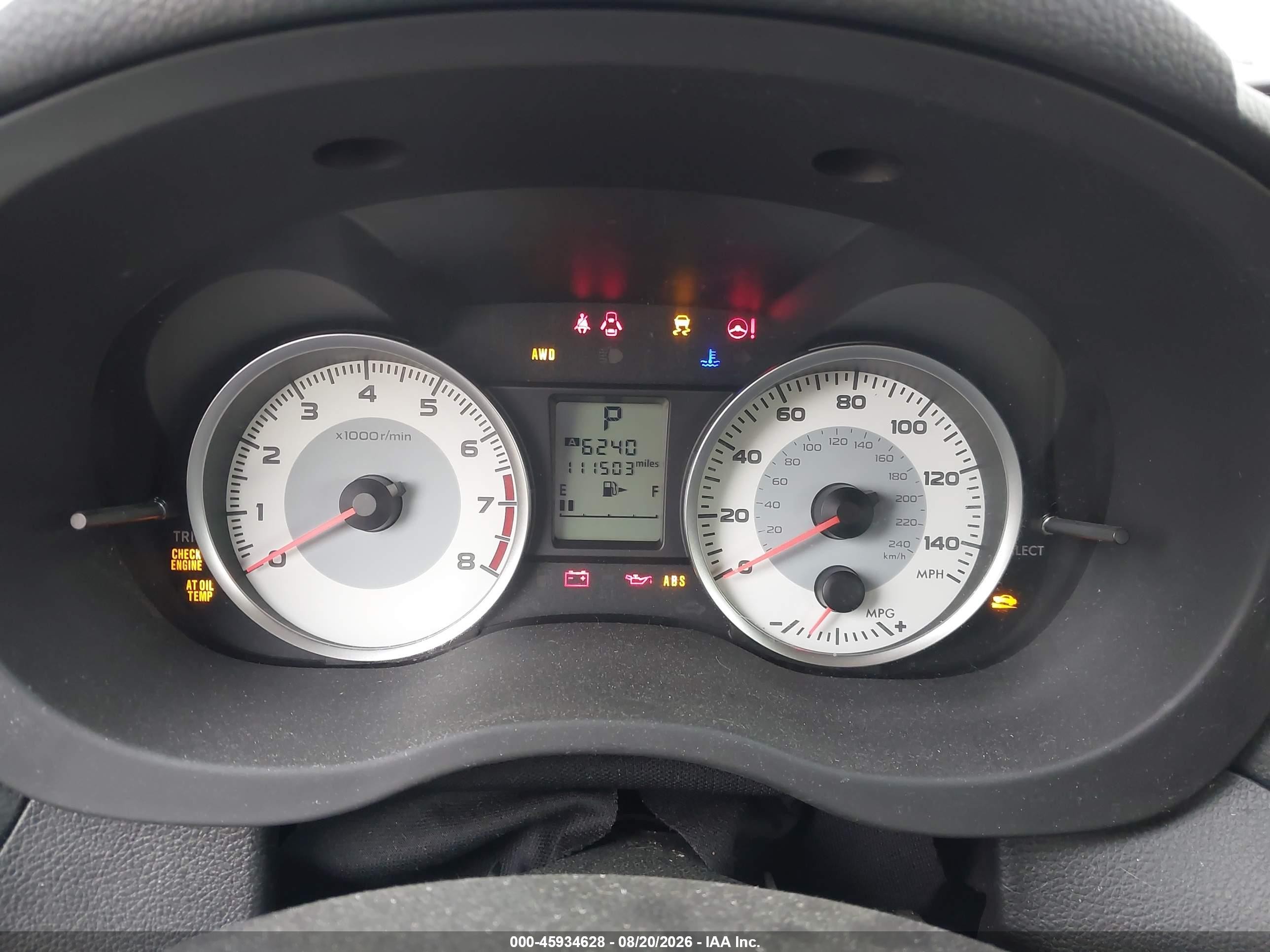 2013 Subaru Impreza 2.0i Dark Blue vin: JF1GPAA60D2879969