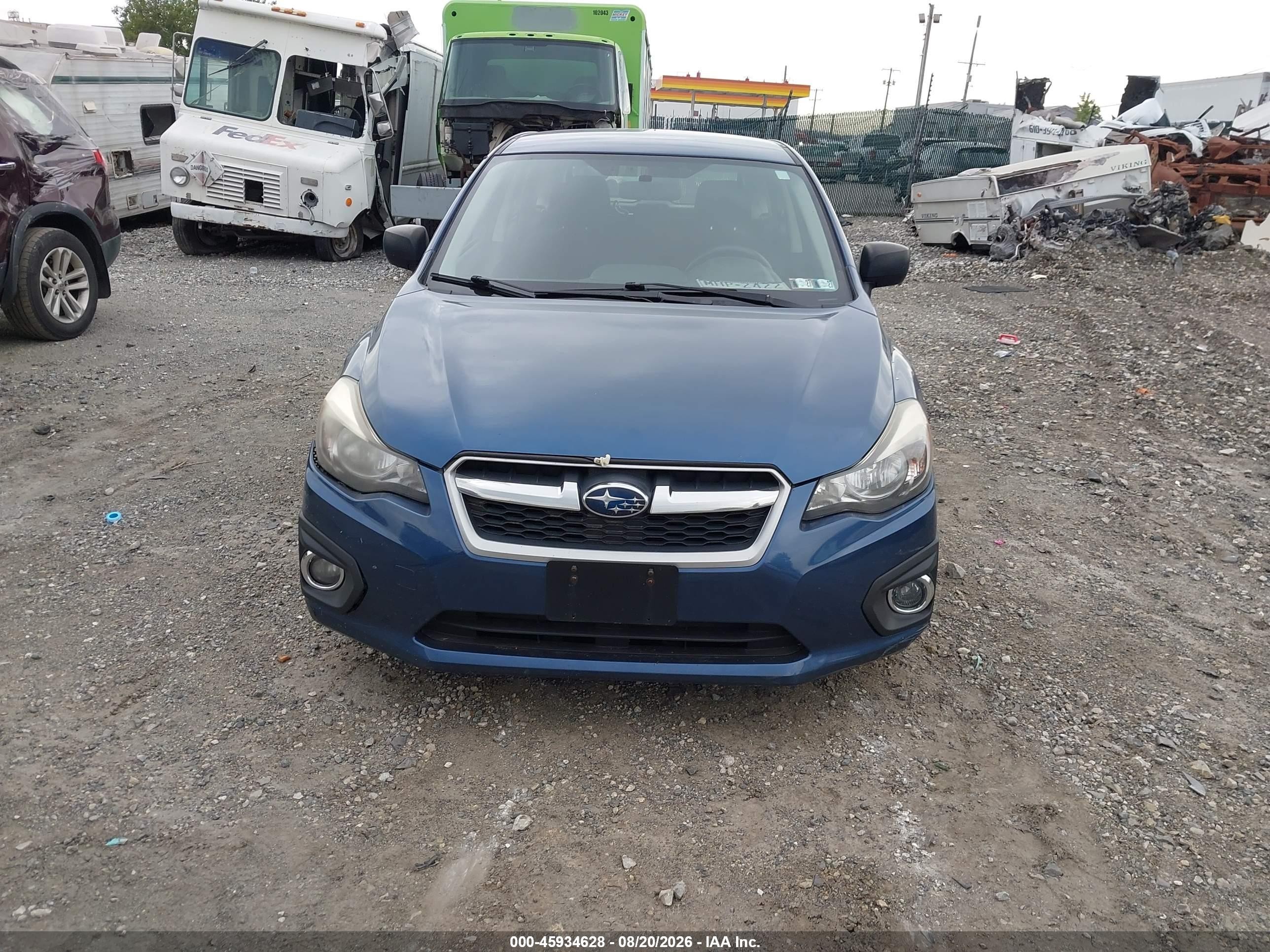 2013 Subaru Impreza 2.0i Dark Blue vin: JF1GPAA60D2879969