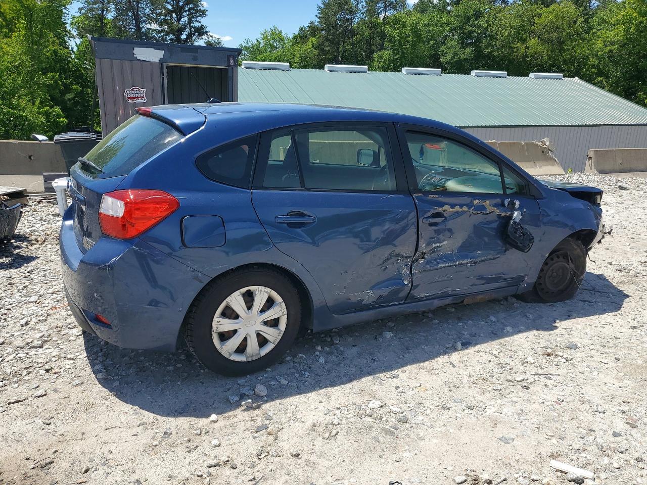 2013 Subaru Impreza Синий vin: JF1GPAA60DH805738