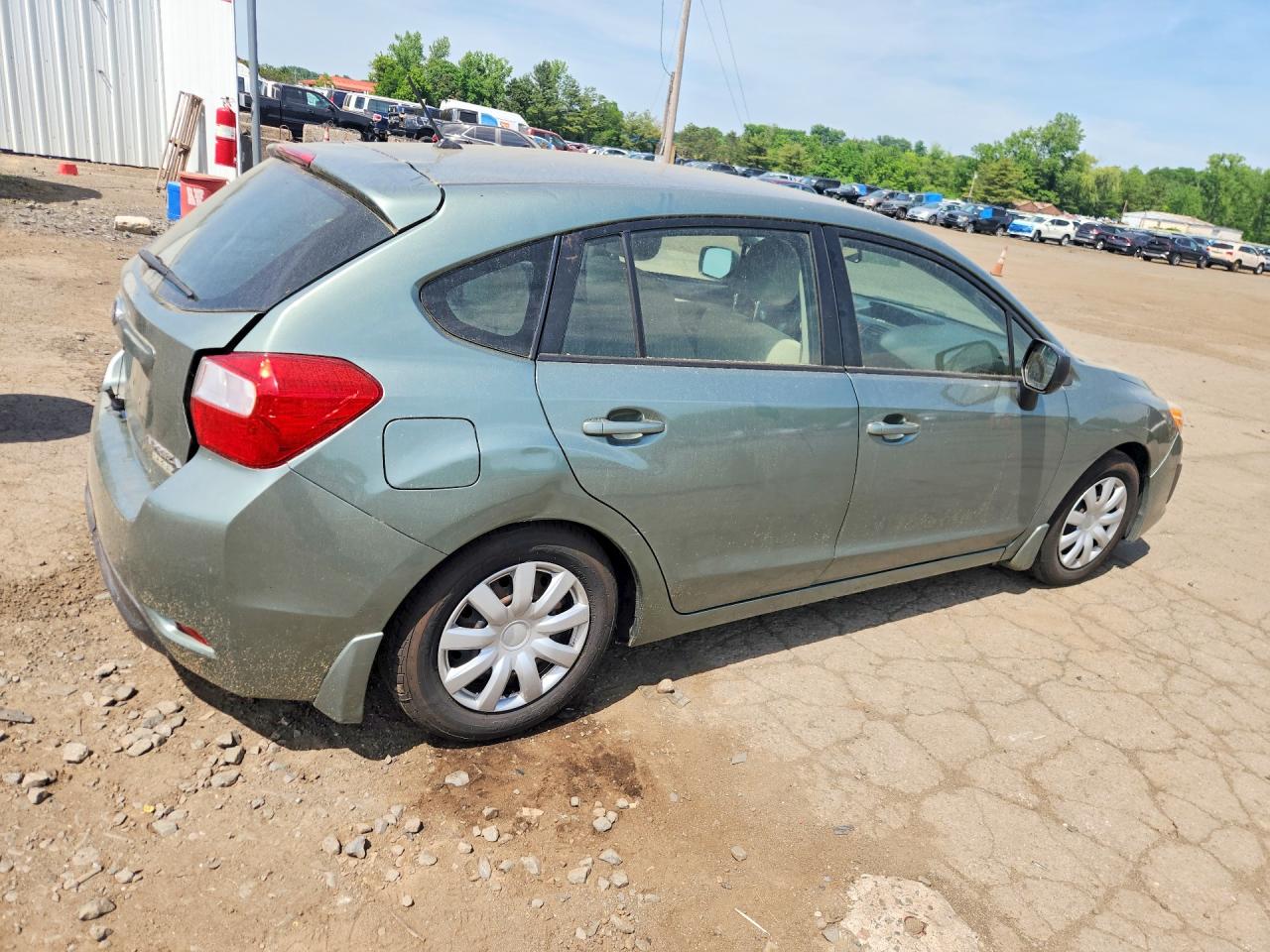 2014 Subaru Impreza Teal vin: JF1GPAA60E8253272