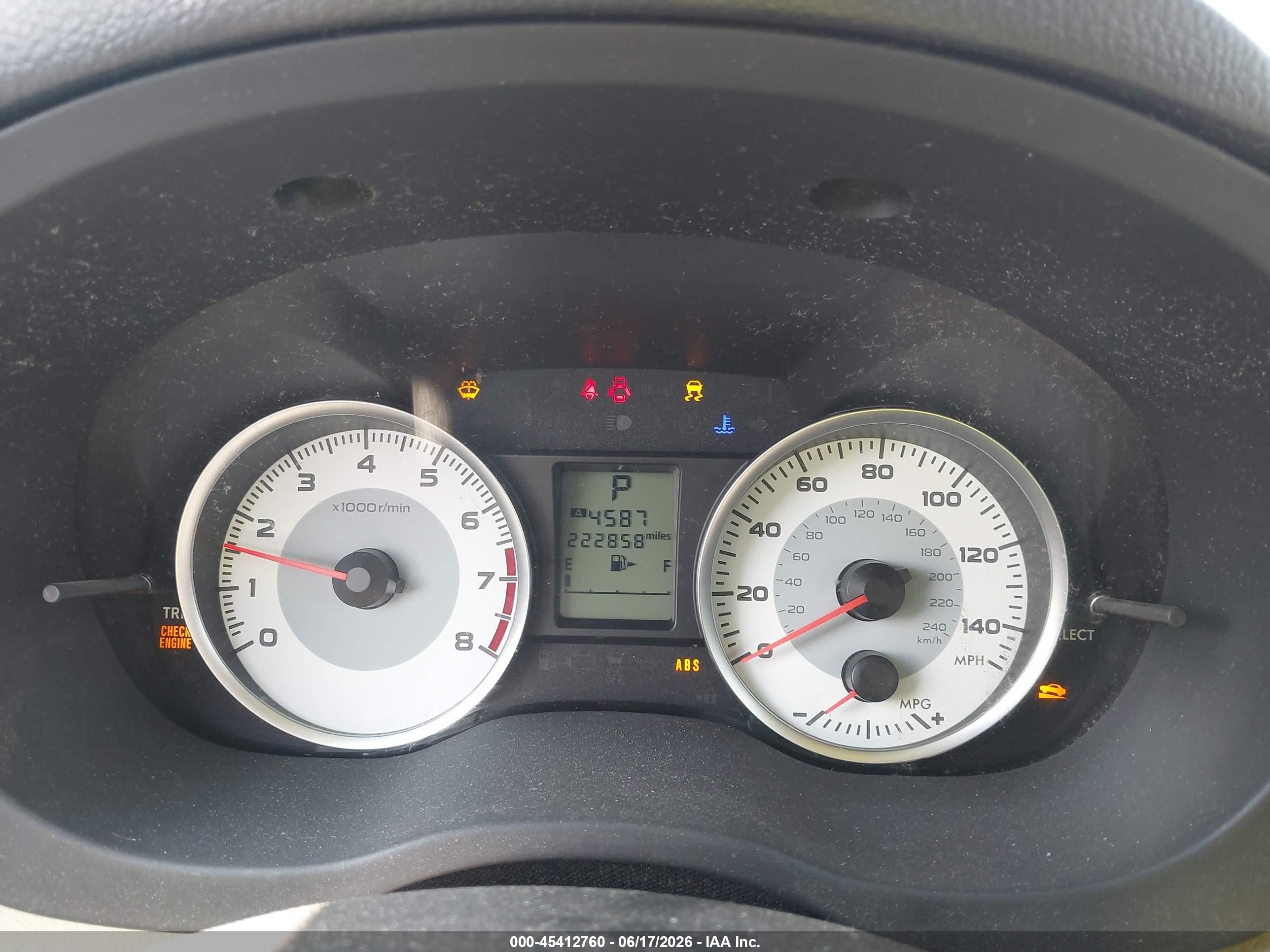 2014 Subaru Impreza 2.0i White vin: JF1GPAA60E8264322