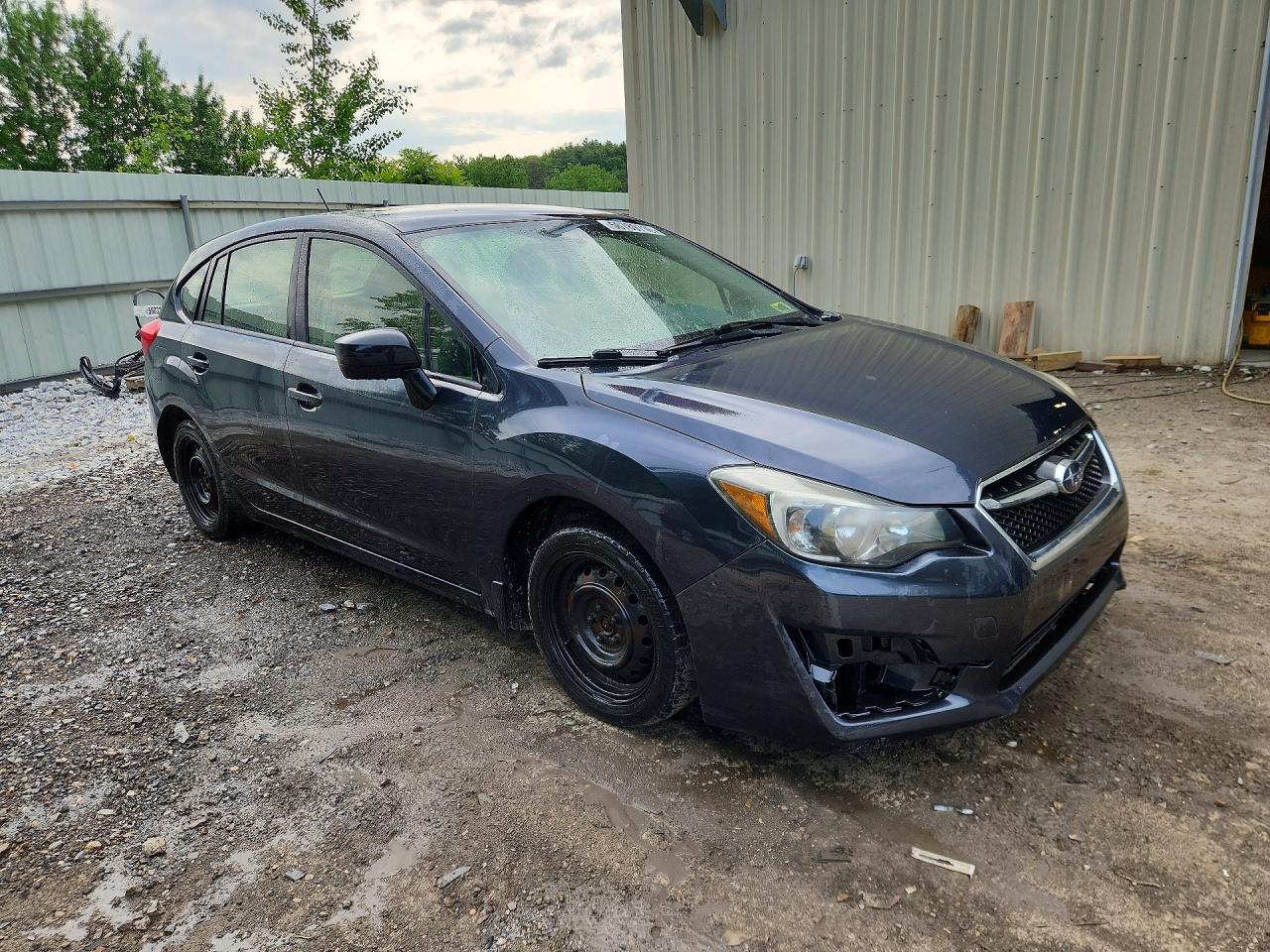 2015 Subaru Impreza Gray vin: JF1GPAA60F9306600