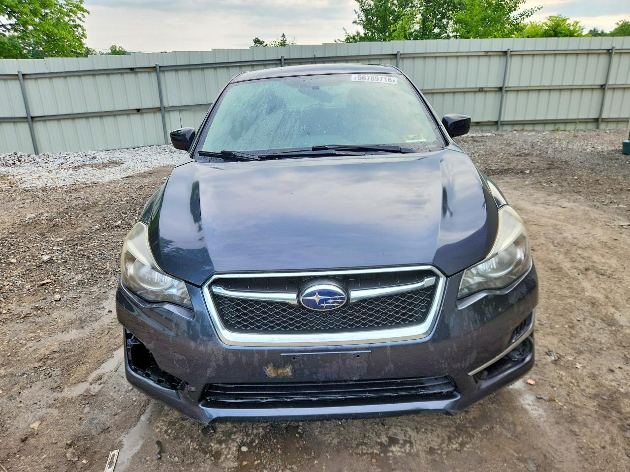 2015 Subaru Impreza Gray vin: JF1GPAA60F9306600