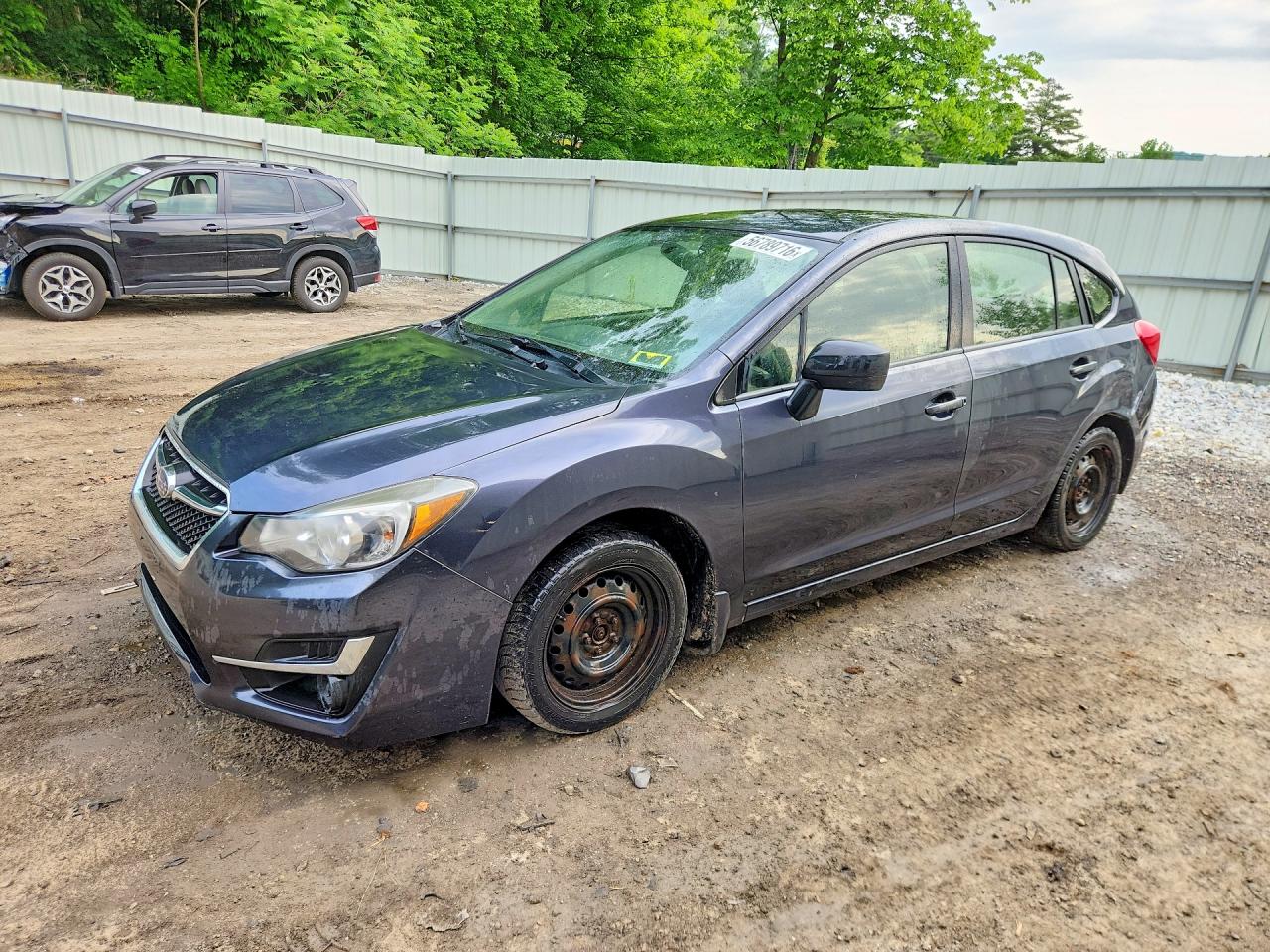 2015 Subaru Impreza Gray vin: JF1GPAA60F9306600