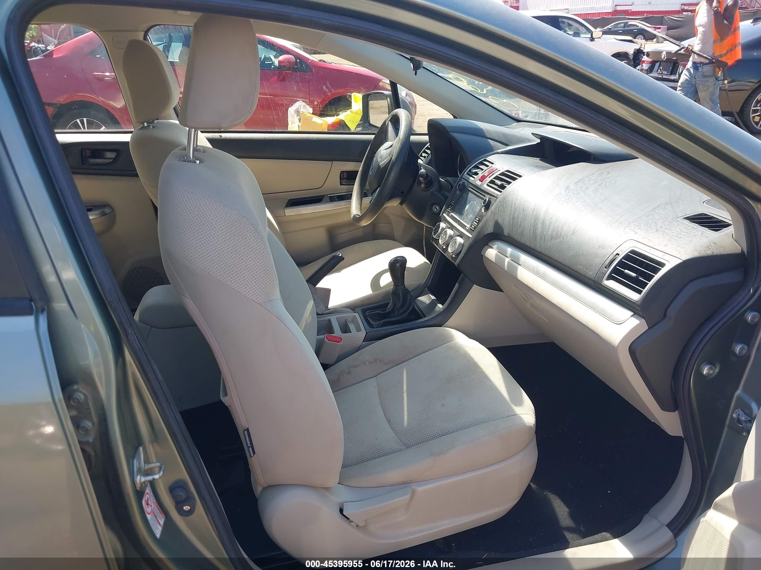 2015 Subaru Impreza 2.0i Серый vin: JF1GPAA60FG304955