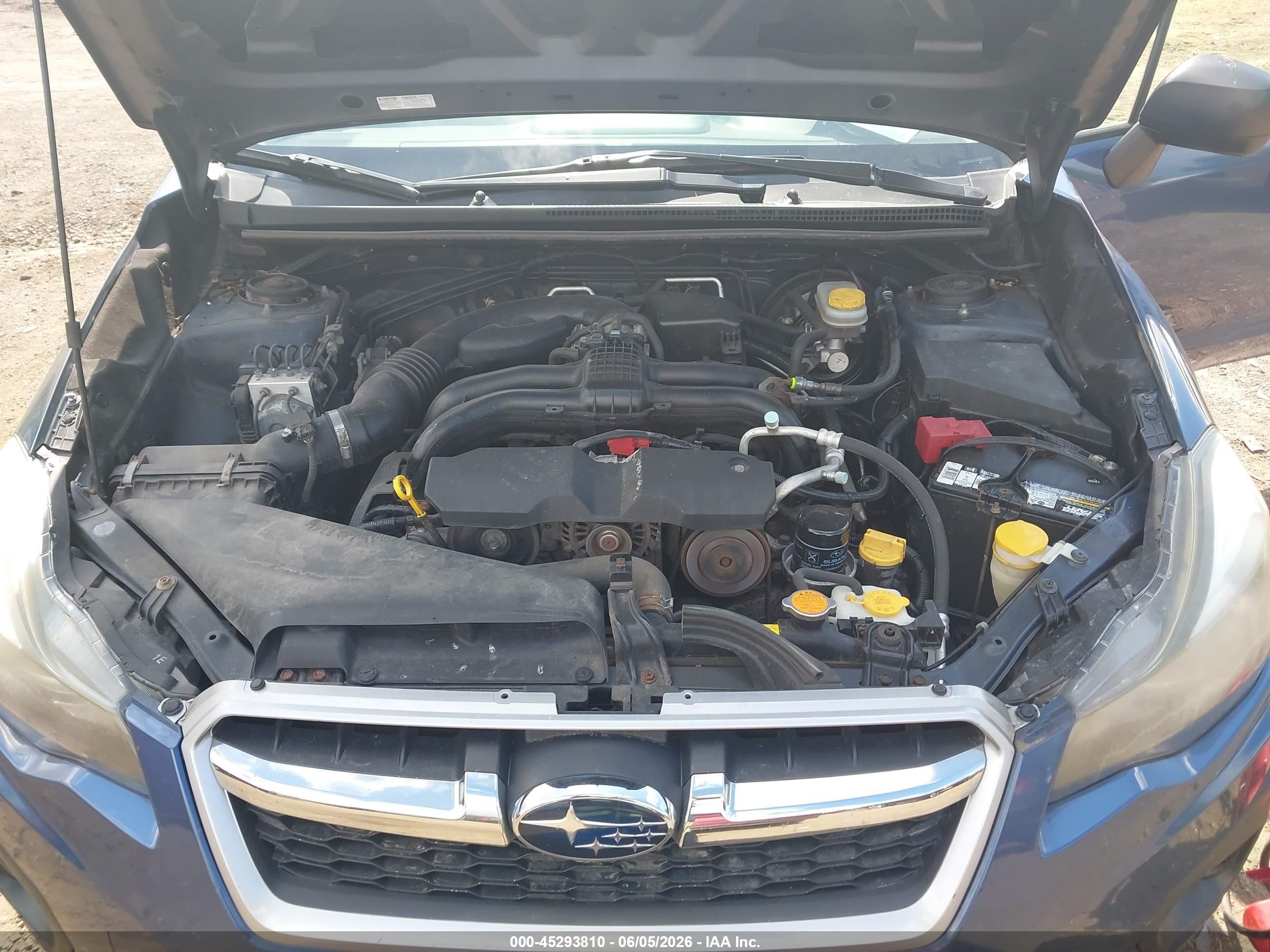 2012 Subaru Impreza 2.0i Blue vin: JF1GPAA61CG206268