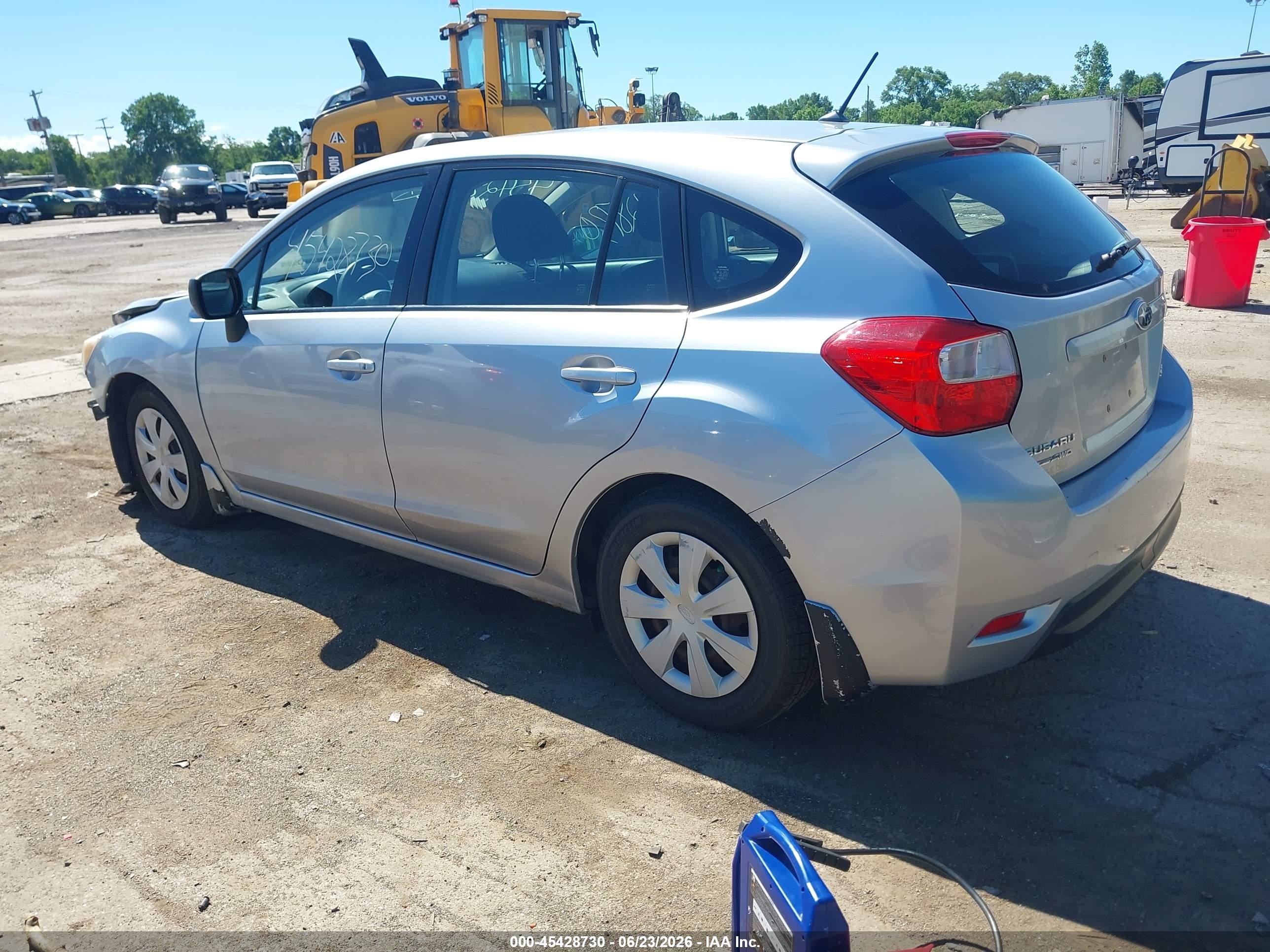 2012 Subaru Impreza 2.0i Silver vin: JF1GPAA61CH204014