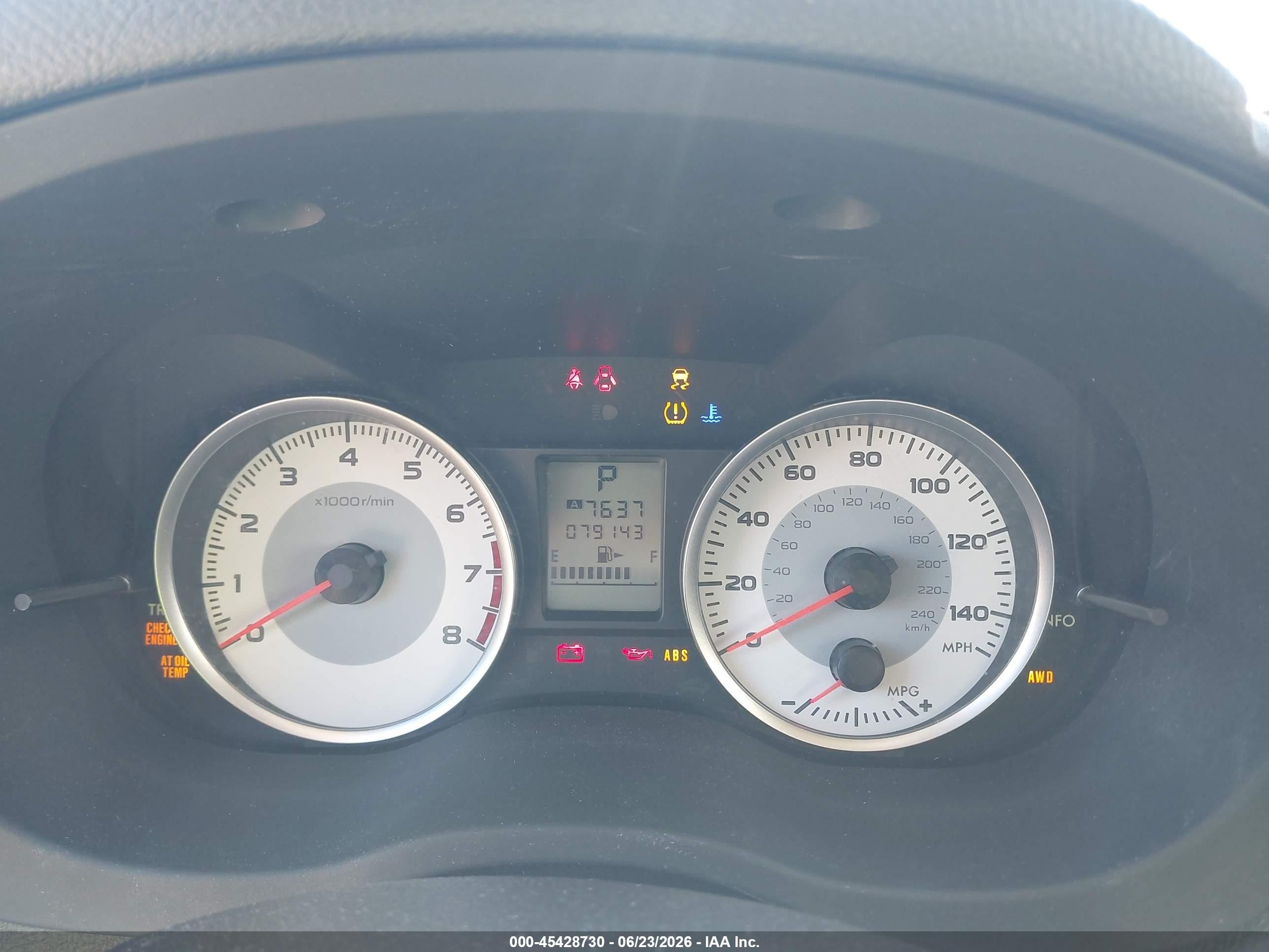 2012 Subaru Impreza 2.0i Silver vin: JF1GPAA61CH204014