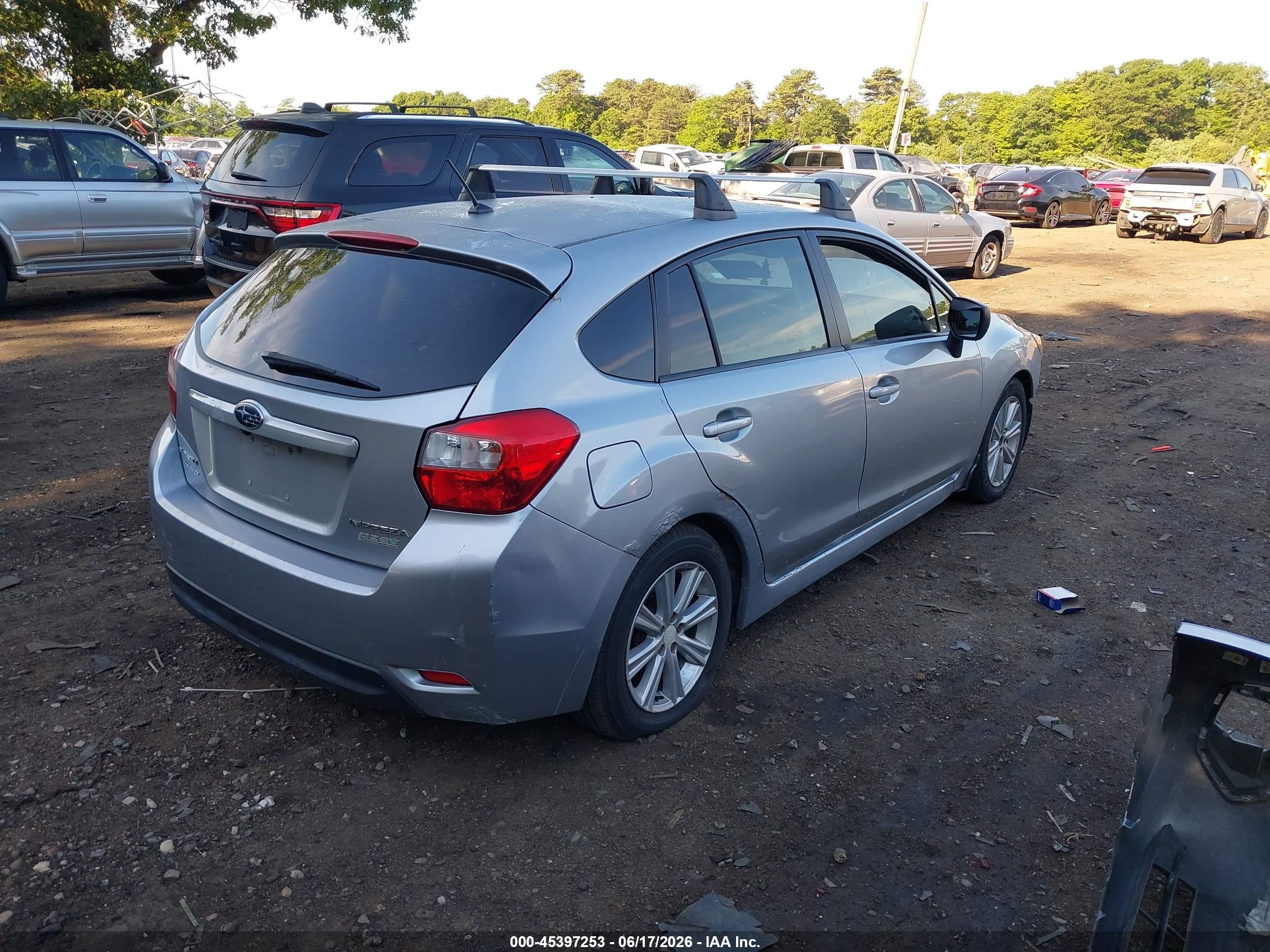 2012 Subaru Impreza 2.0i Gray vin: JF1GPAA61CH207849