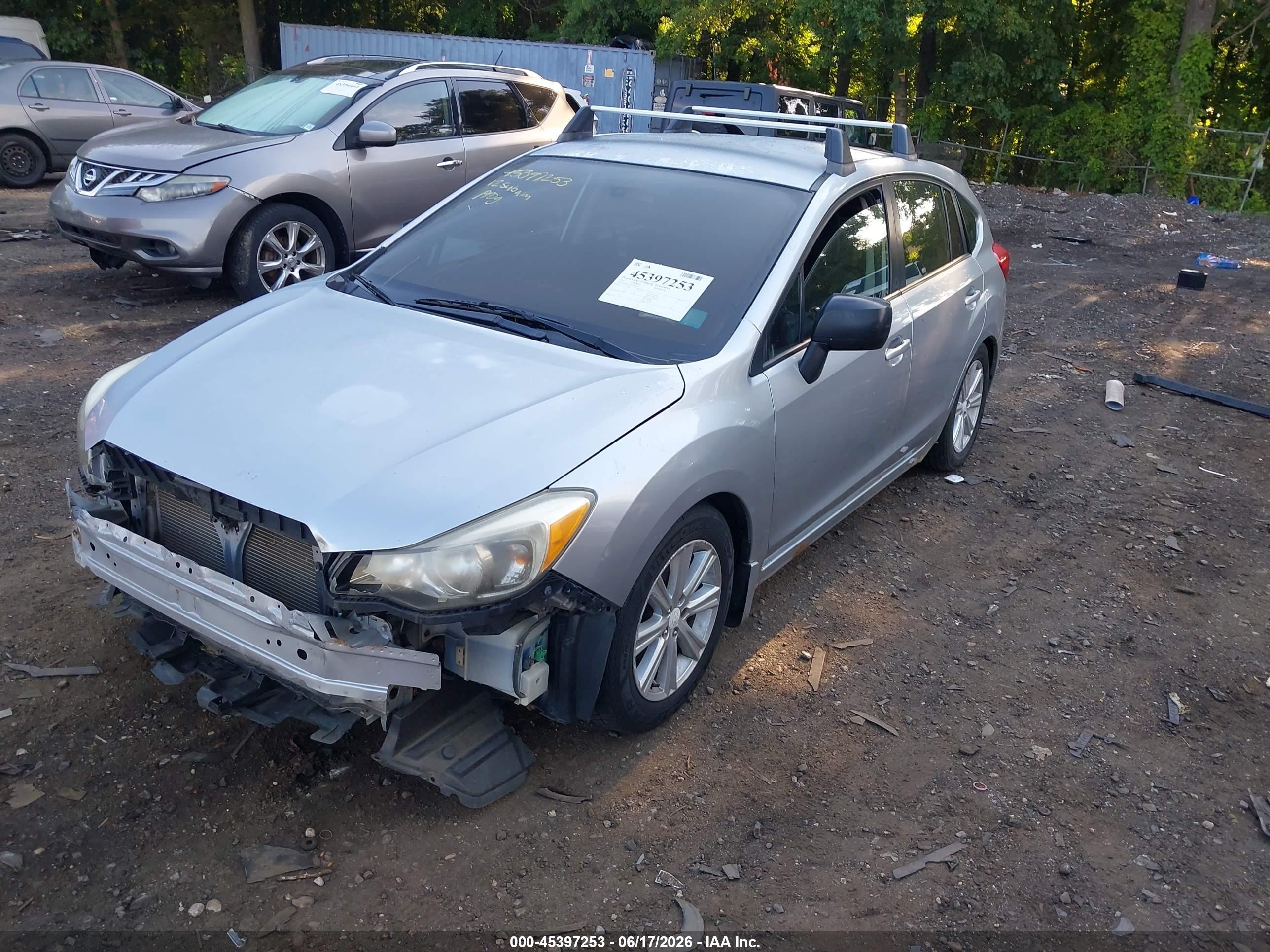 2012 Subaru Impreza 2.0i Gray vin: JF1GPAA61CH207849