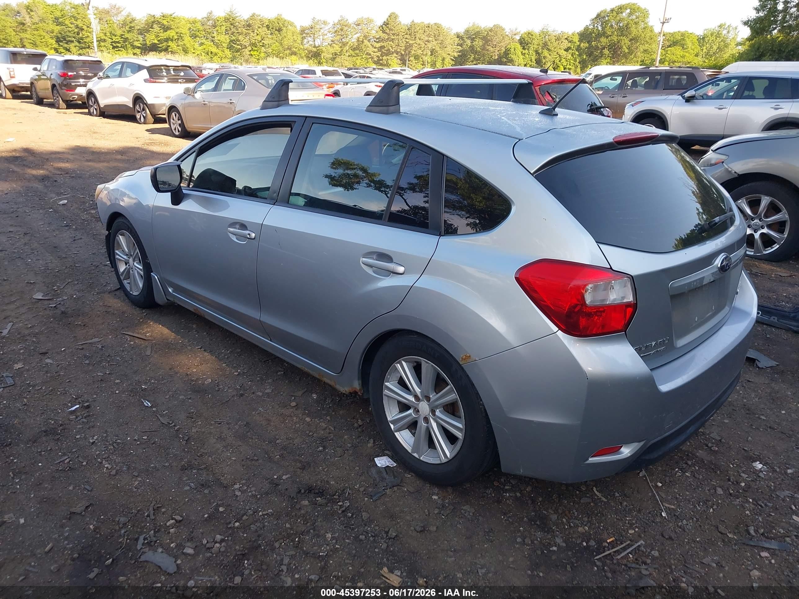 2012 Subaru Impreza 2.0i Gray vin: JF1GPAA61CH207849
