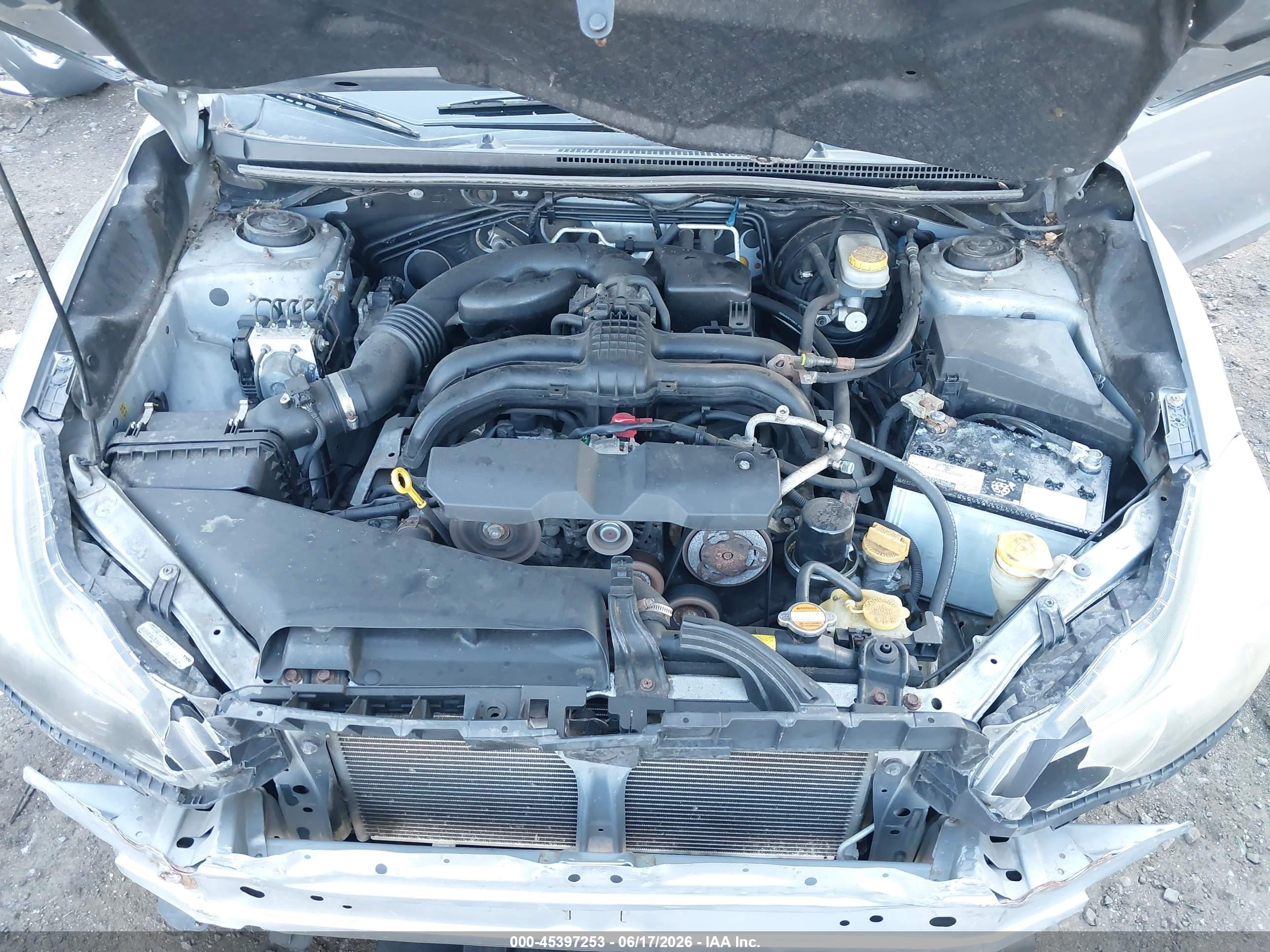 2012 Subaru Impreza 2.0i Gray vin: JF1GPAA61CH207849